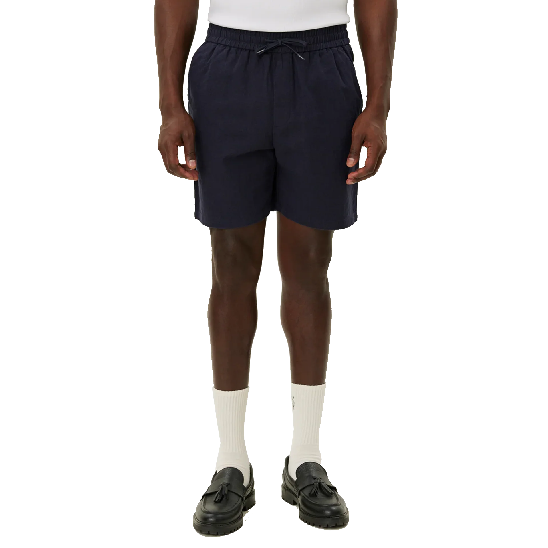 Otto Linen Shorts Dark Navy