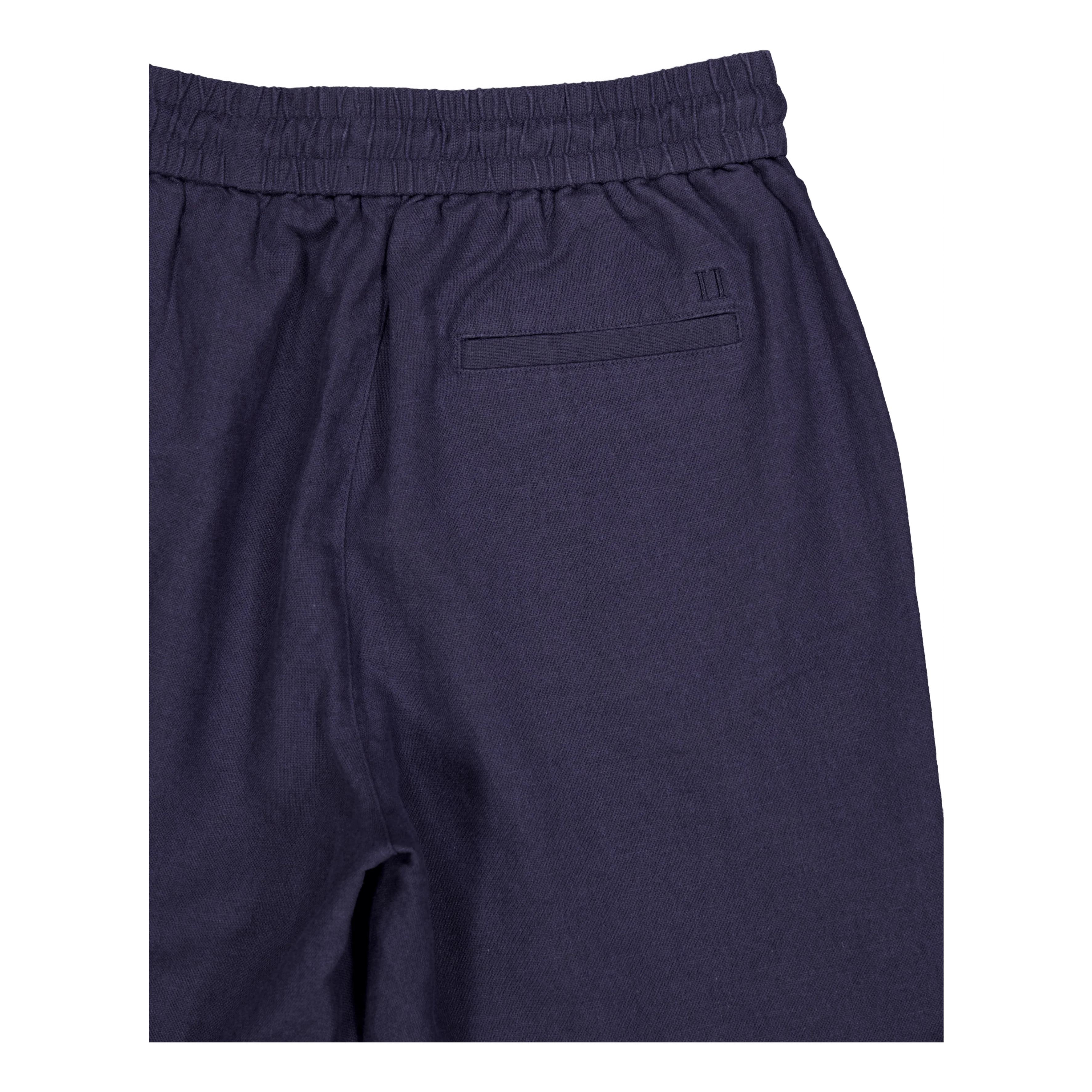 Otto Linen Shorts Dark Navy - Image 5