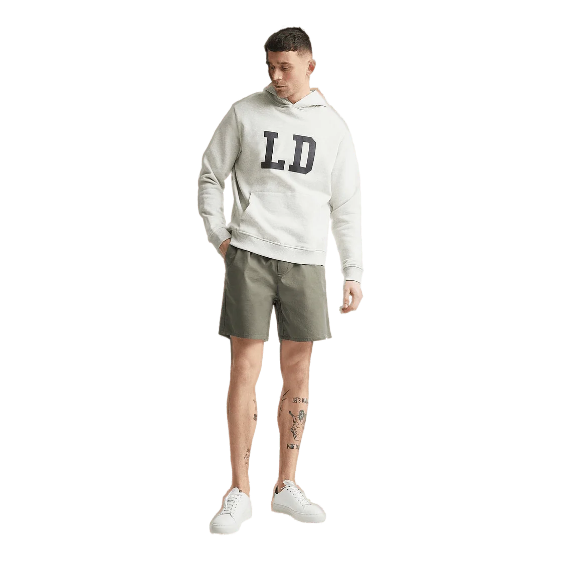 Les Deux Otto Twill Shorts  Night - Image 4