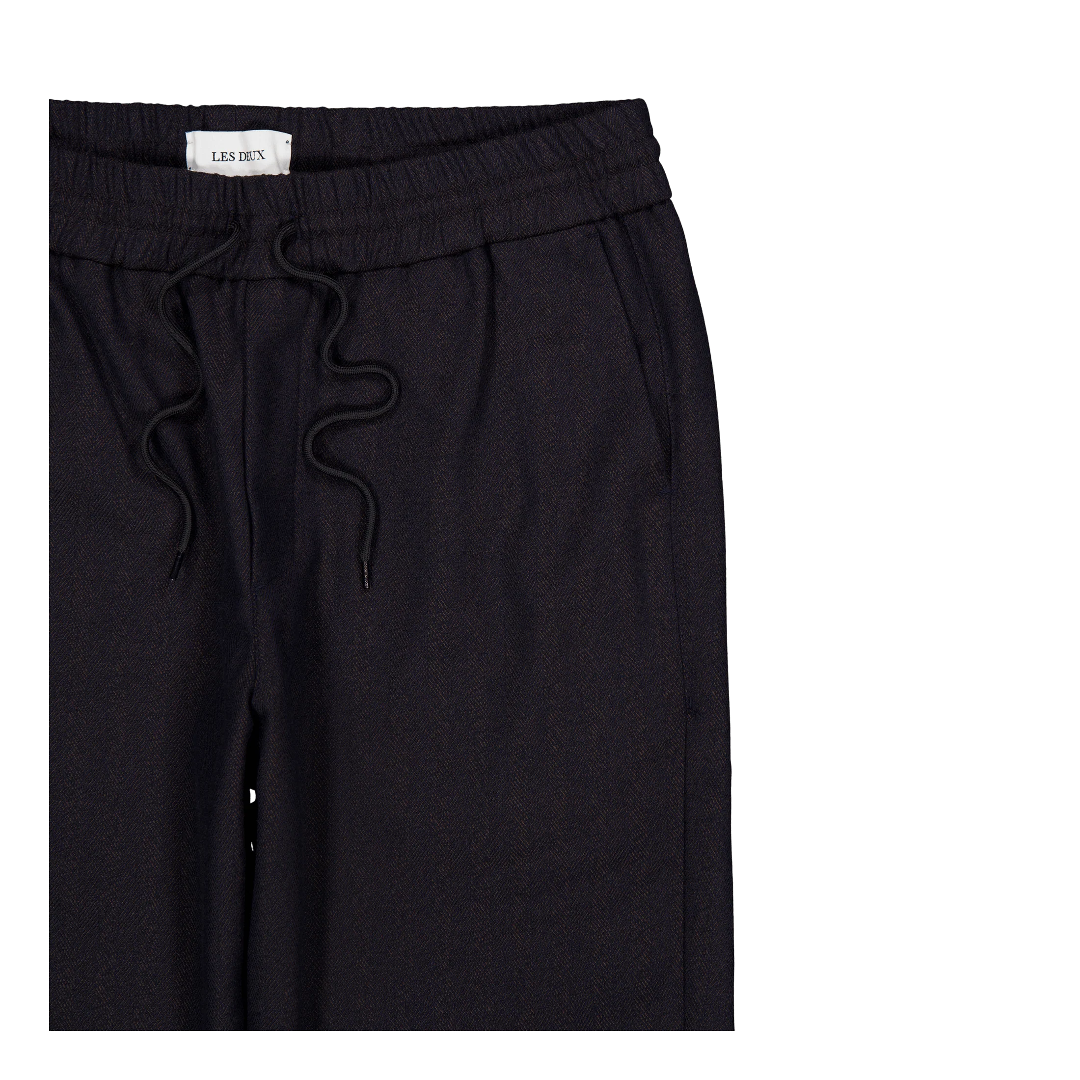 Les Deux Patrick Herringbone Pants Dark - Image 3
