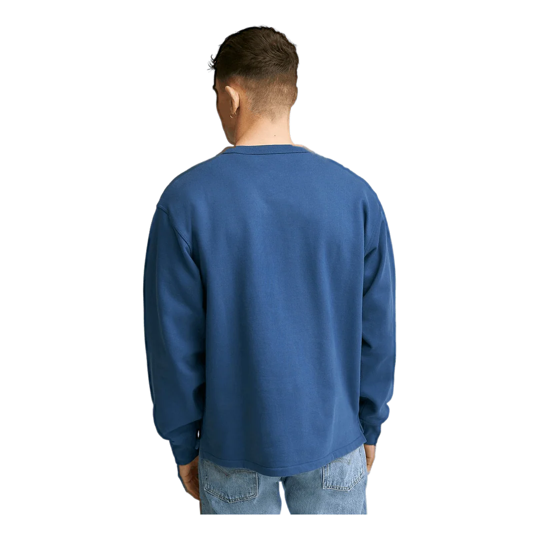 Lmc Crew Neck Sweatshirt Dark Dark Denim - Image 2