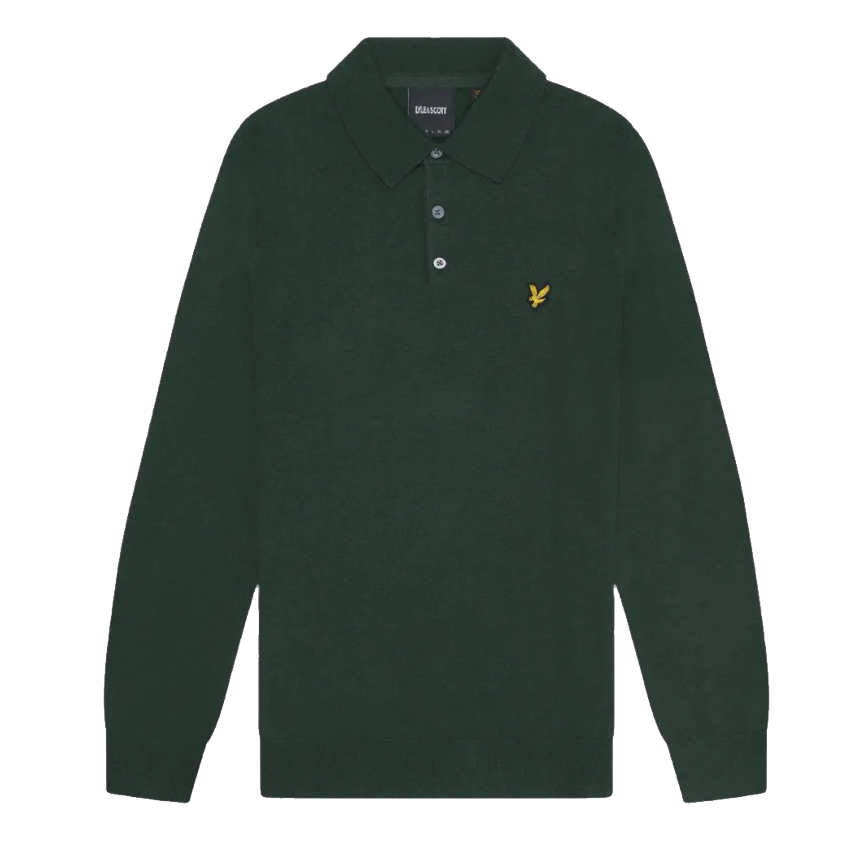 Cotton Merino Long Sleeve Knit X311 Argyle Teal - Image 3