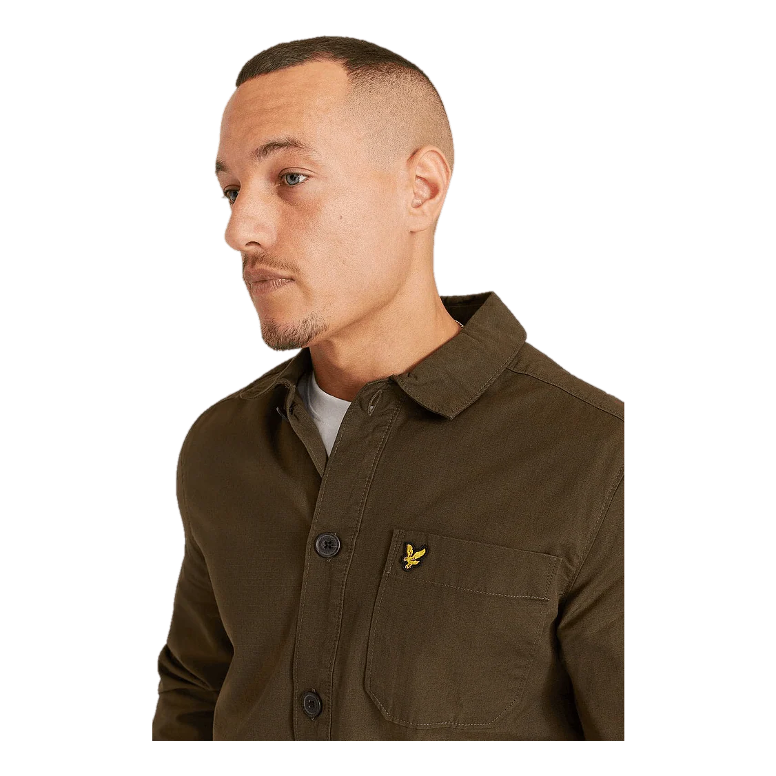 Lyle & Scott Cotton Ripstop Overshirt W123 - Image 3