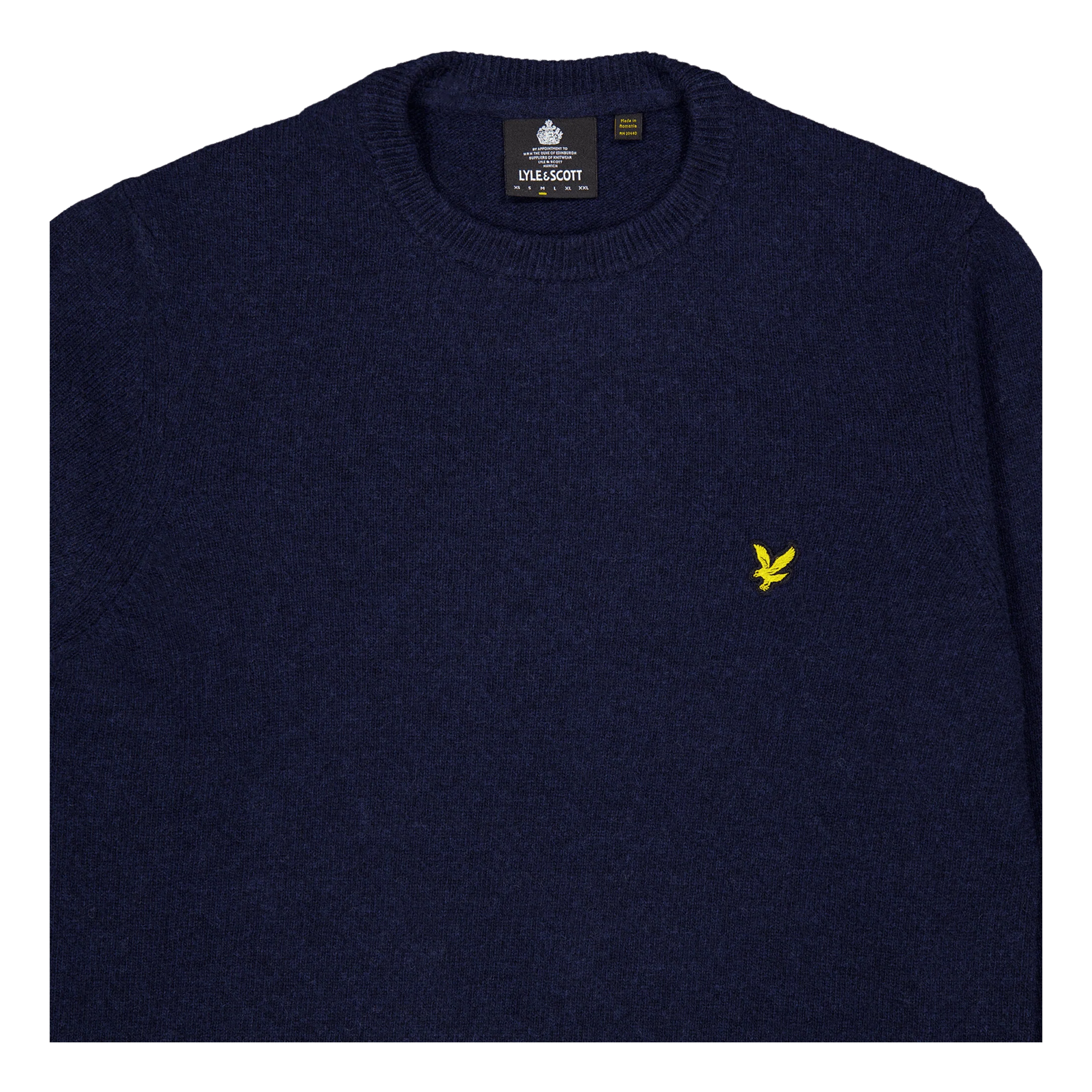 Lyle & Scott Crew Neck Lambswool Blend Jump - Image 3