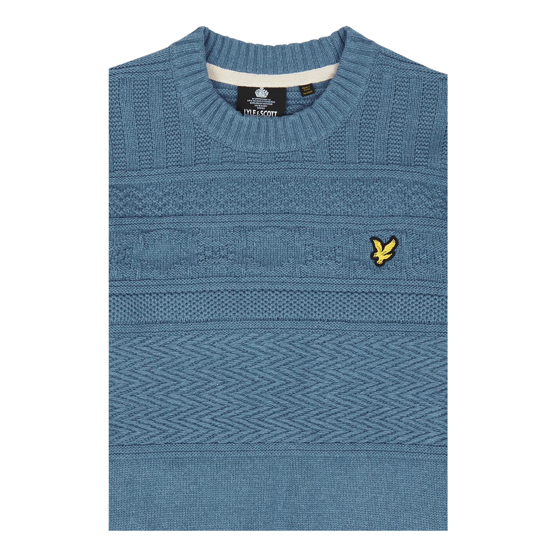 Lyle & Scott Guernsey Crew Neck W825 Skipton - Image 3