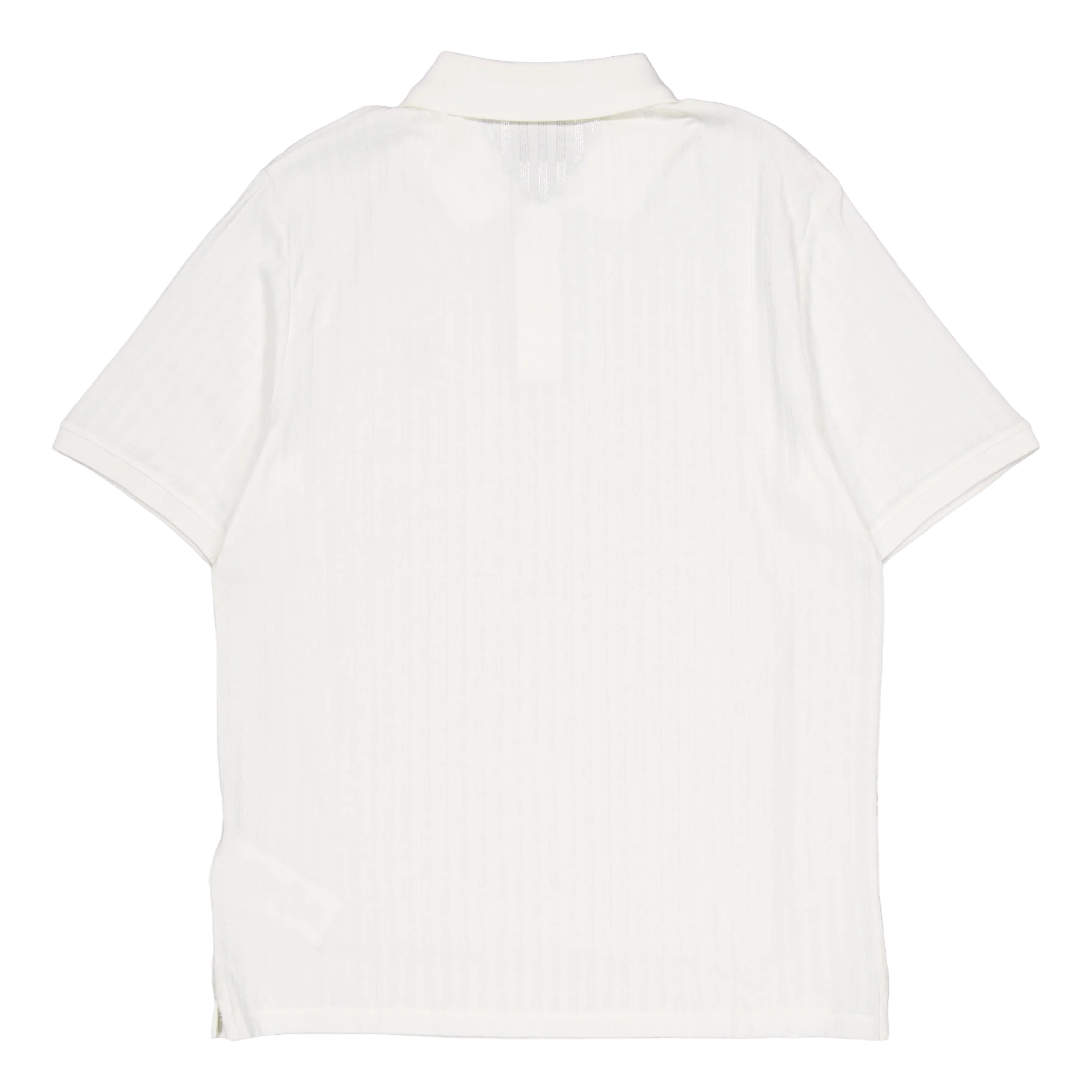 Textured Stripe Polo Shirt X157 Chalk - Image 2