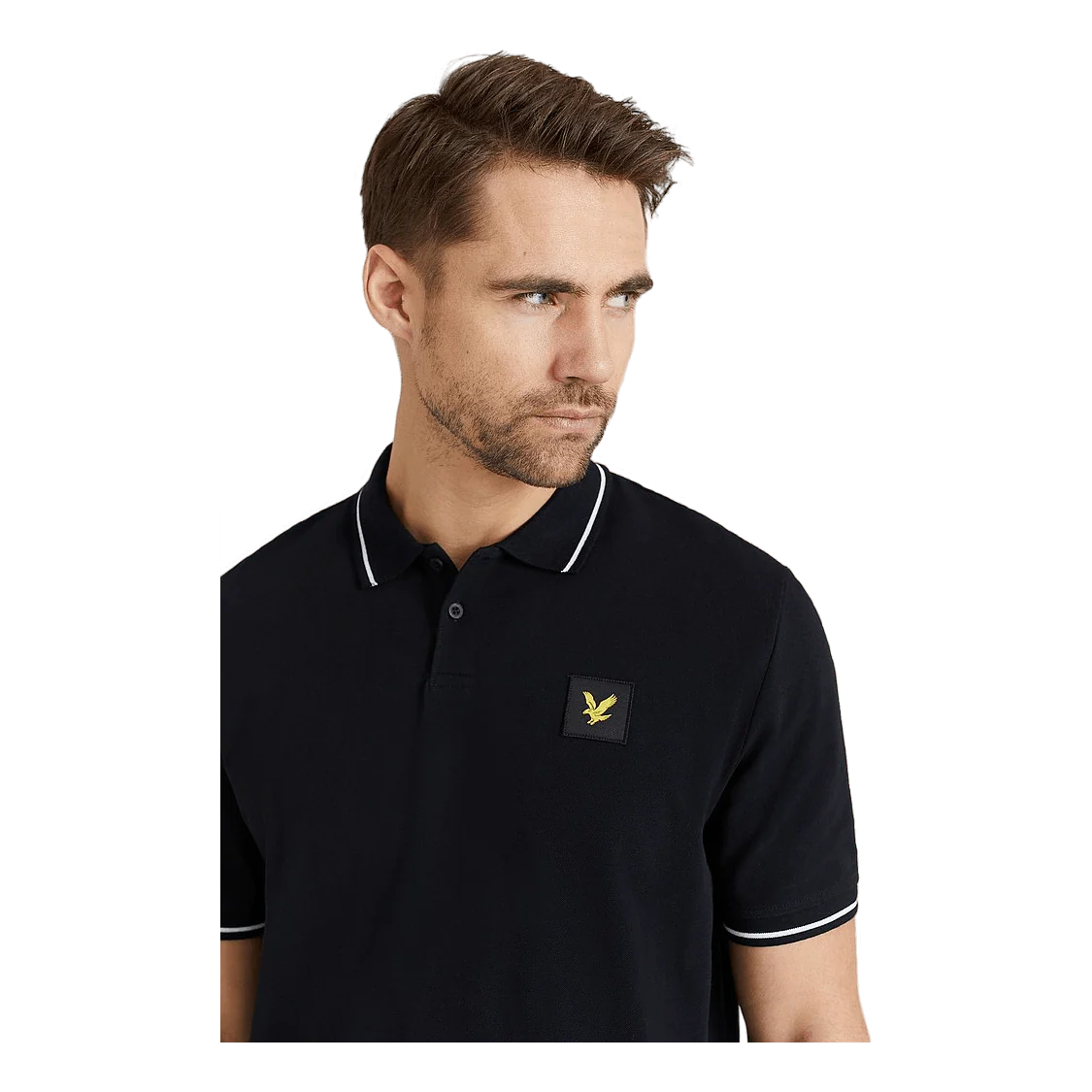 Lyle & Scott Tipped Polo Shirt Jet