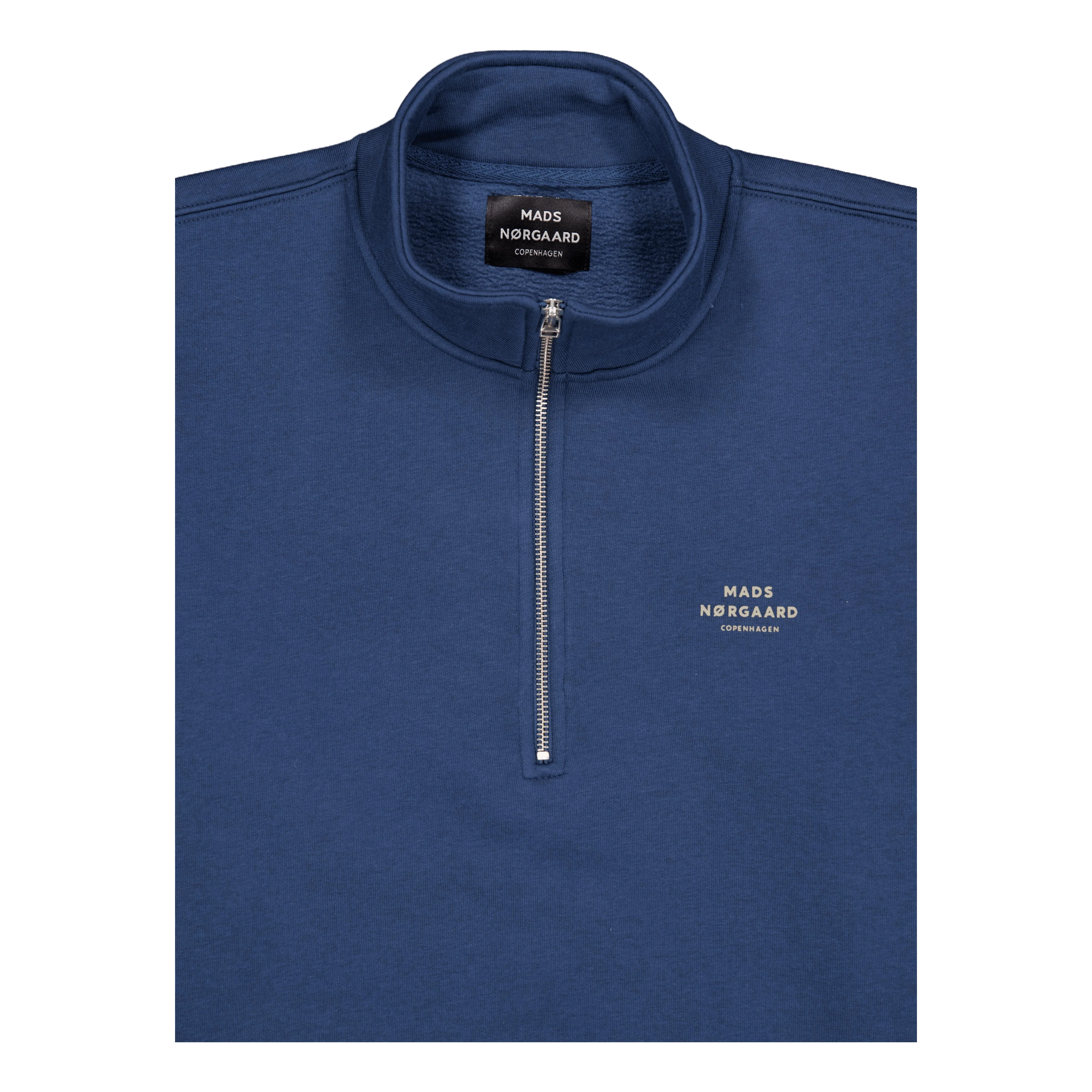 Standard Half Zip Logo Sweat 8045 Midnight Navy - Image 3