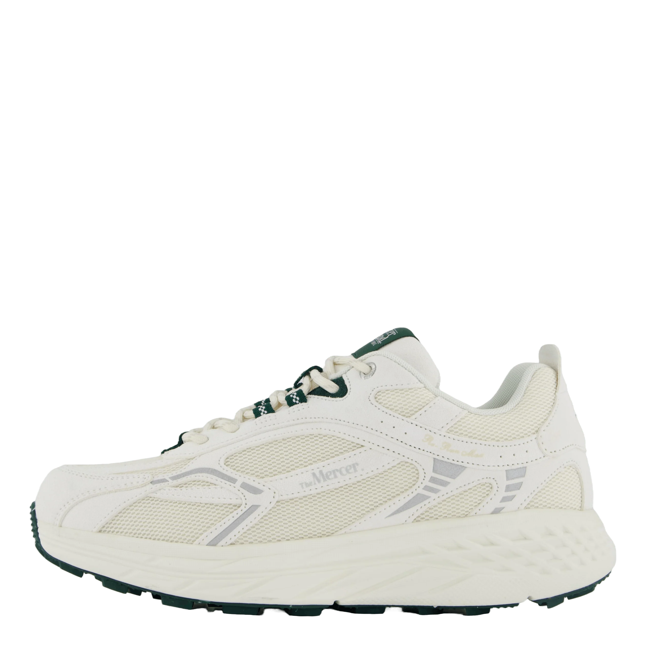 The Re-run Max Suede White/green