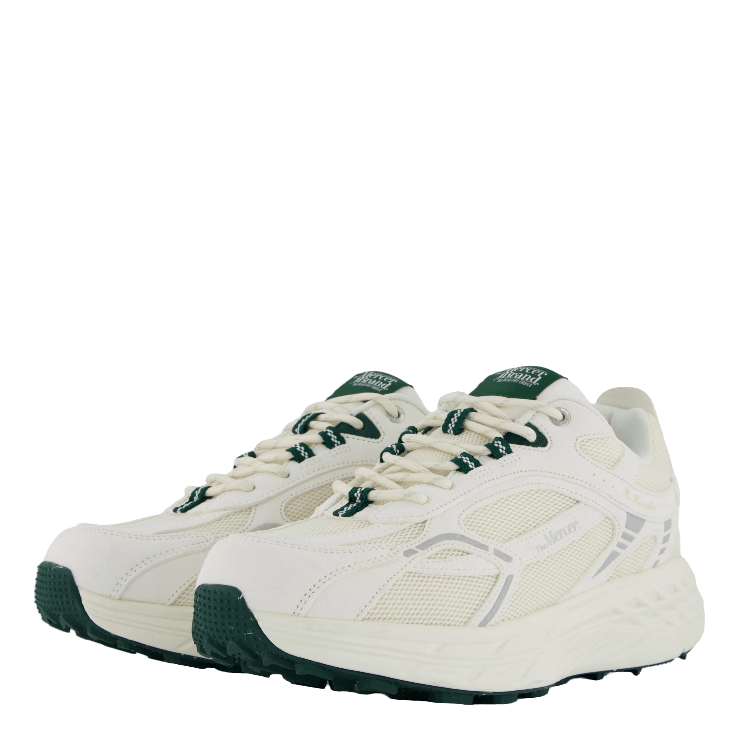 The Re-run Max Suede White/green - Image 2