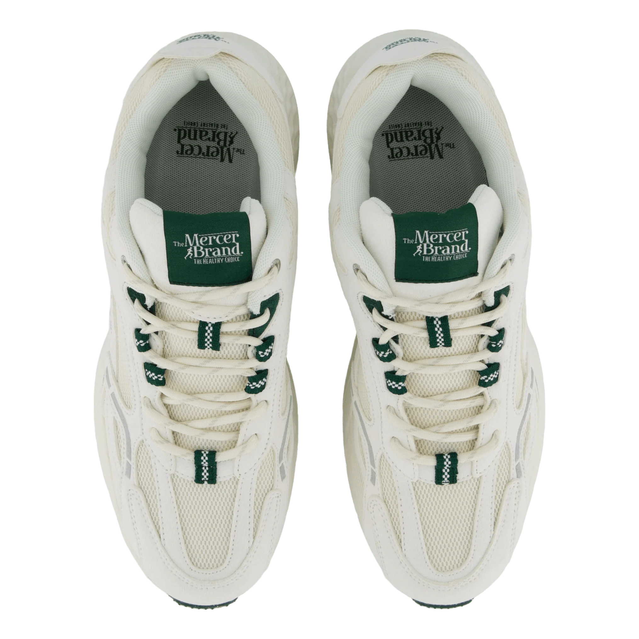 The Re-run Max Suede White/green - Image 6