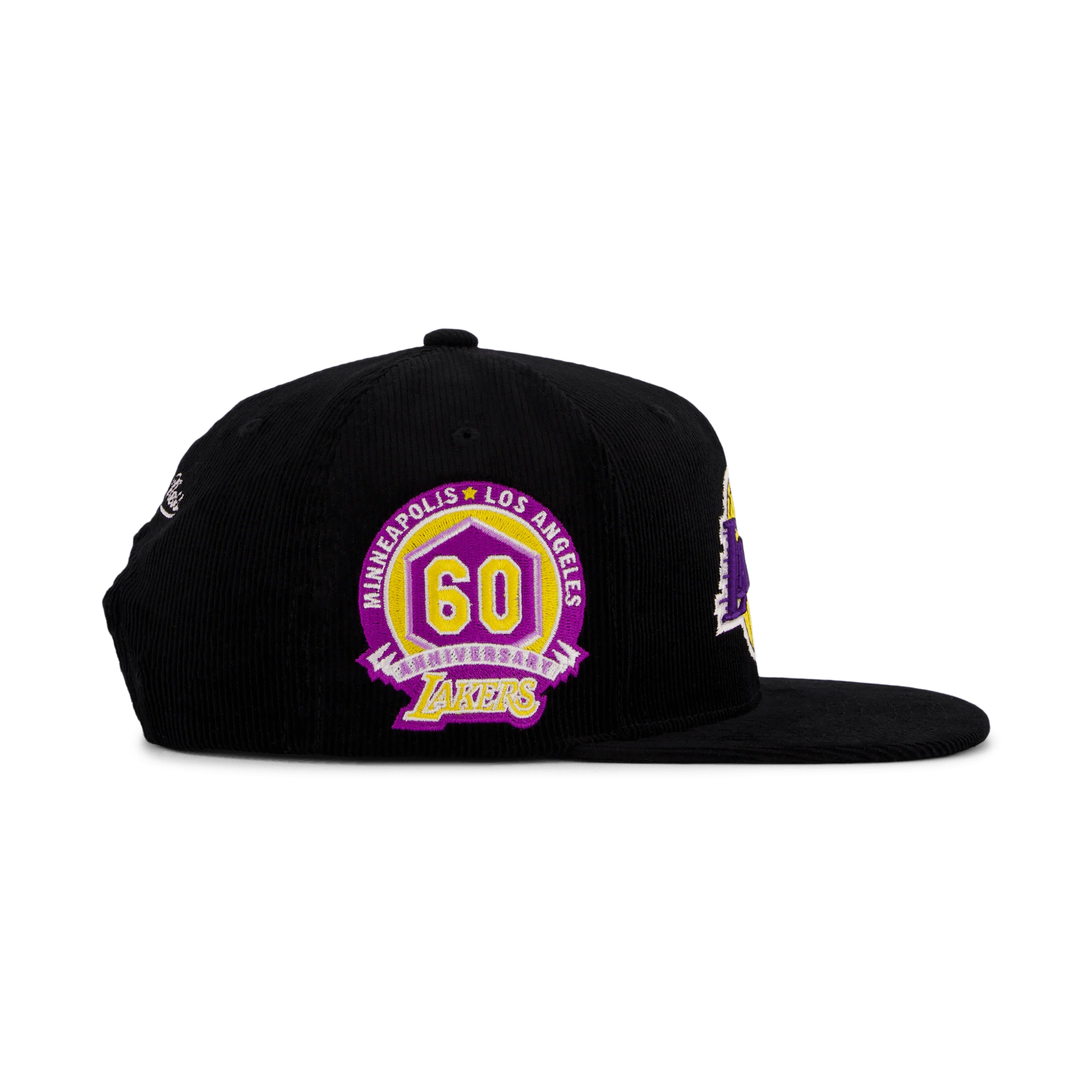 Lakers Black Cord Snapback - Image 4