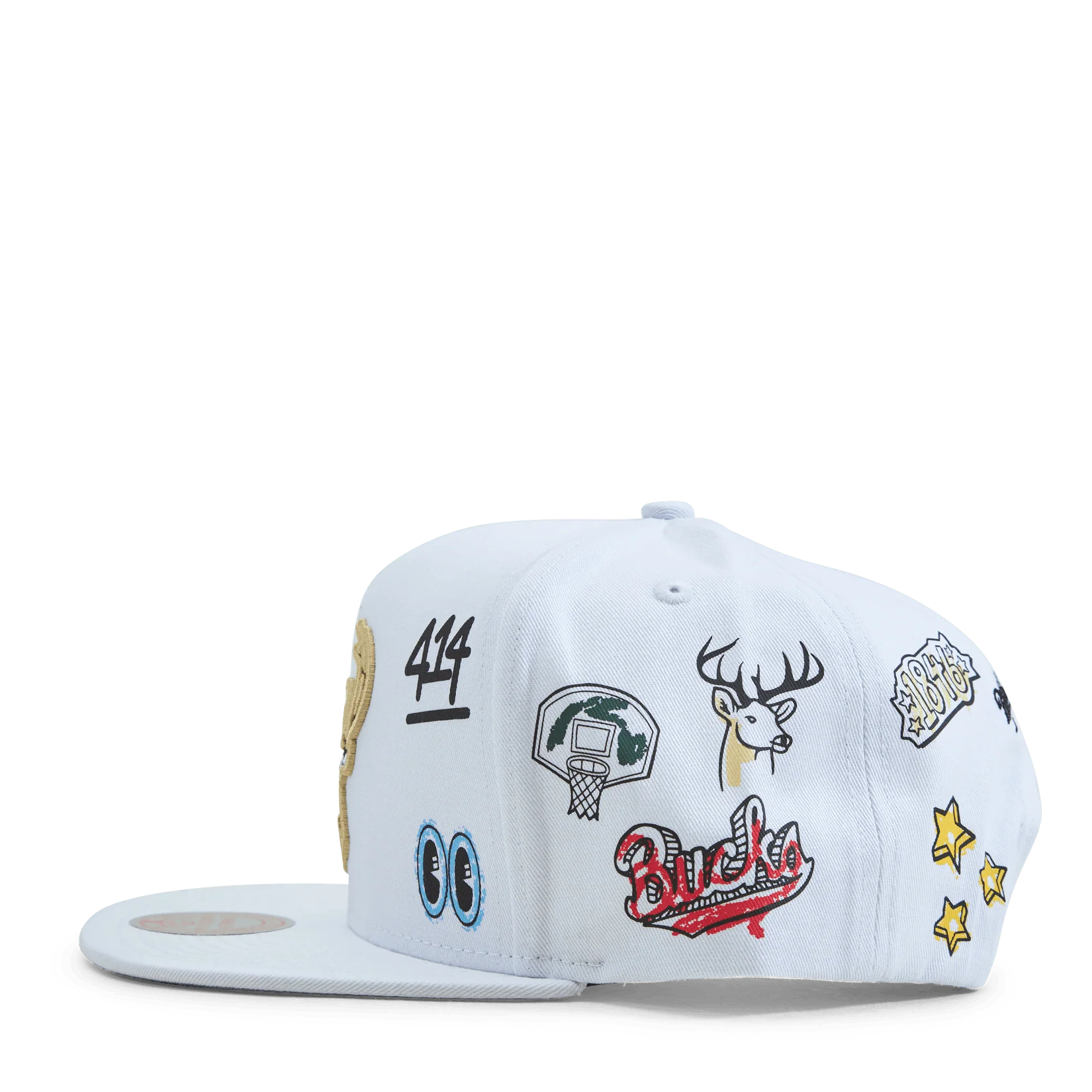 Bucks Hand Drawn Snapback - Image 2