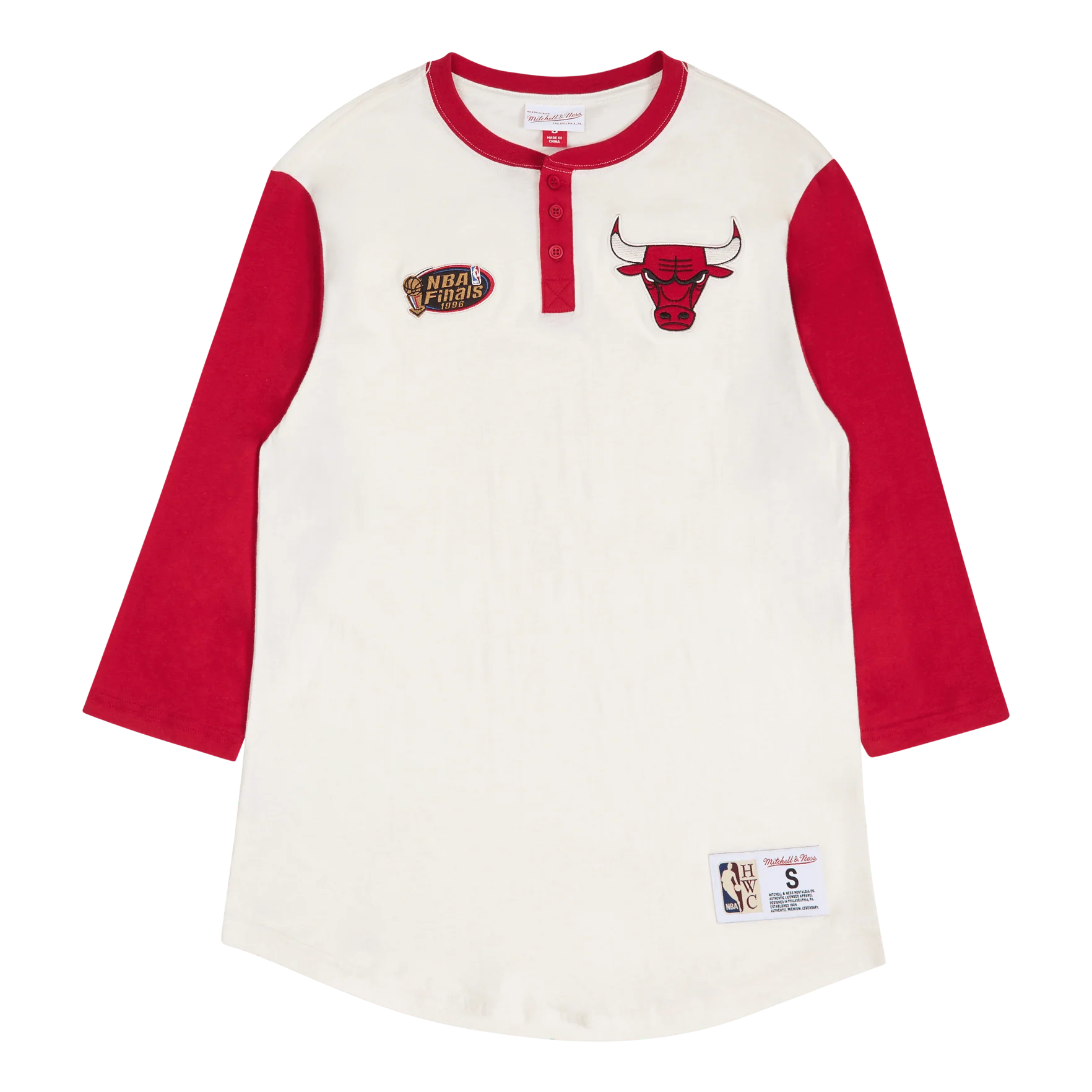 Bulls Icon Henley Cream