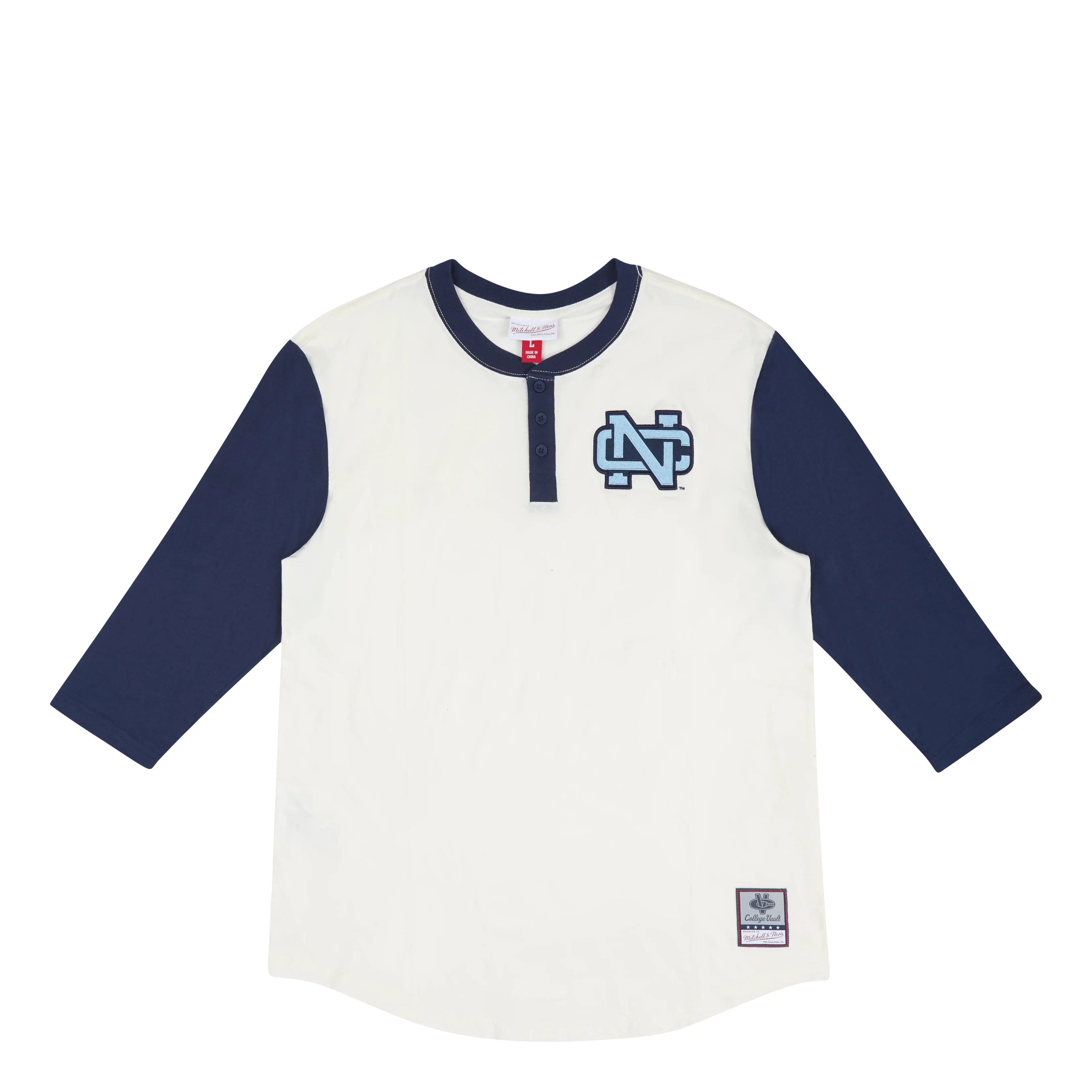 UNC Icon Henley Cream