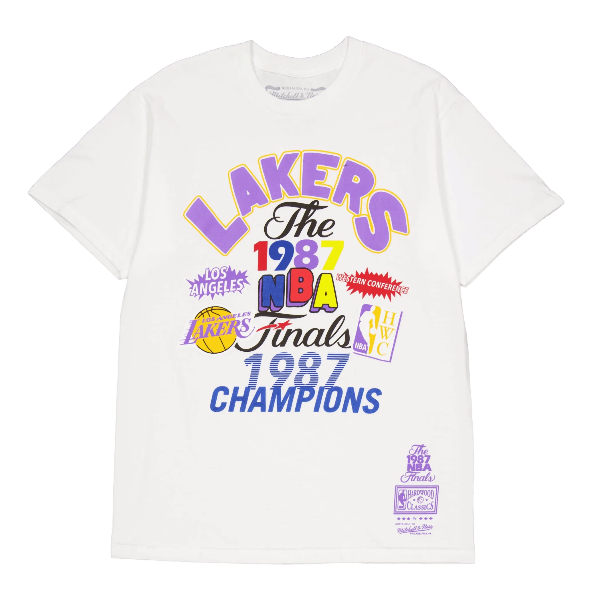 Lakers Champs Fest Ss Tee Hwc White