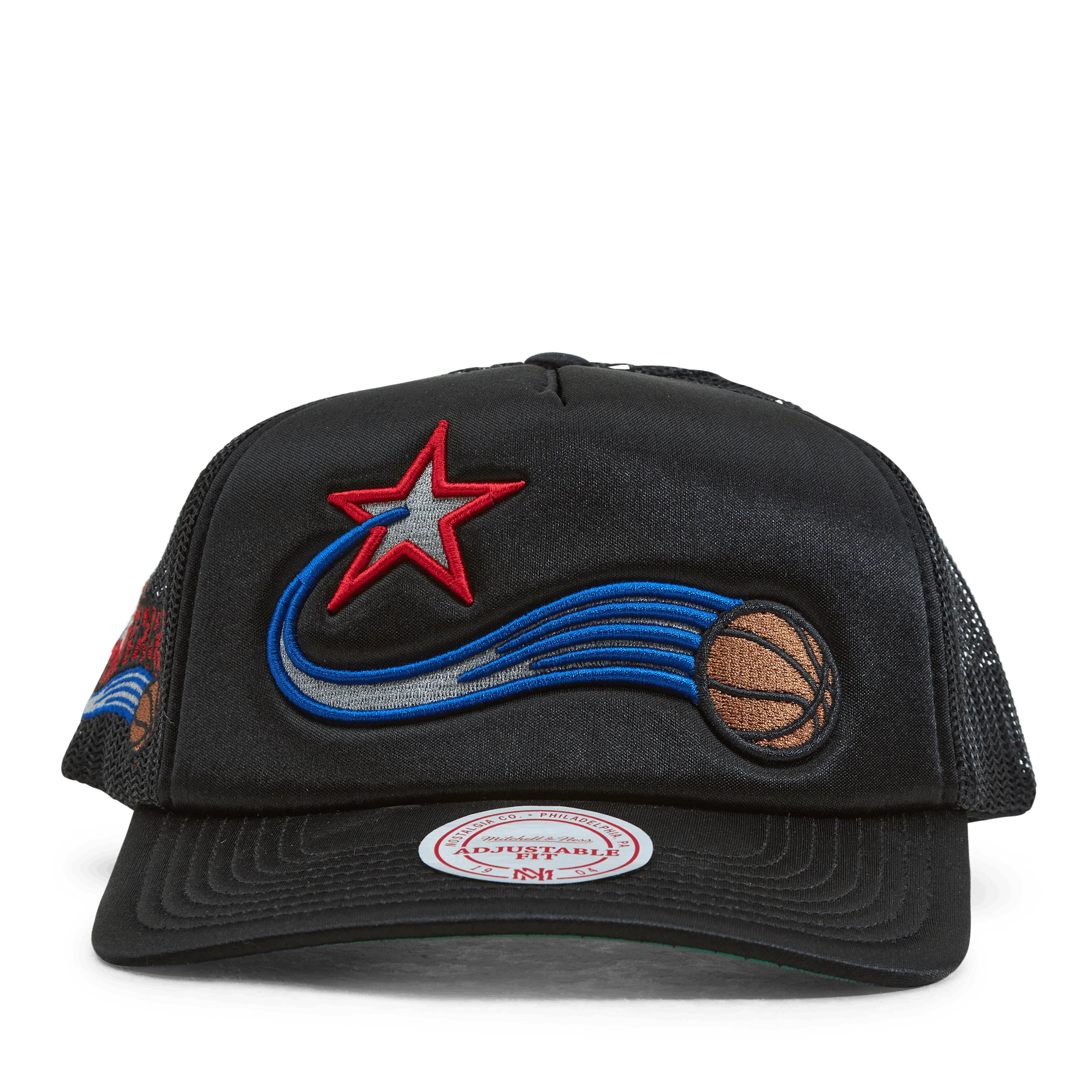 76ers Logo Remix Trucker Snapback - Image 4