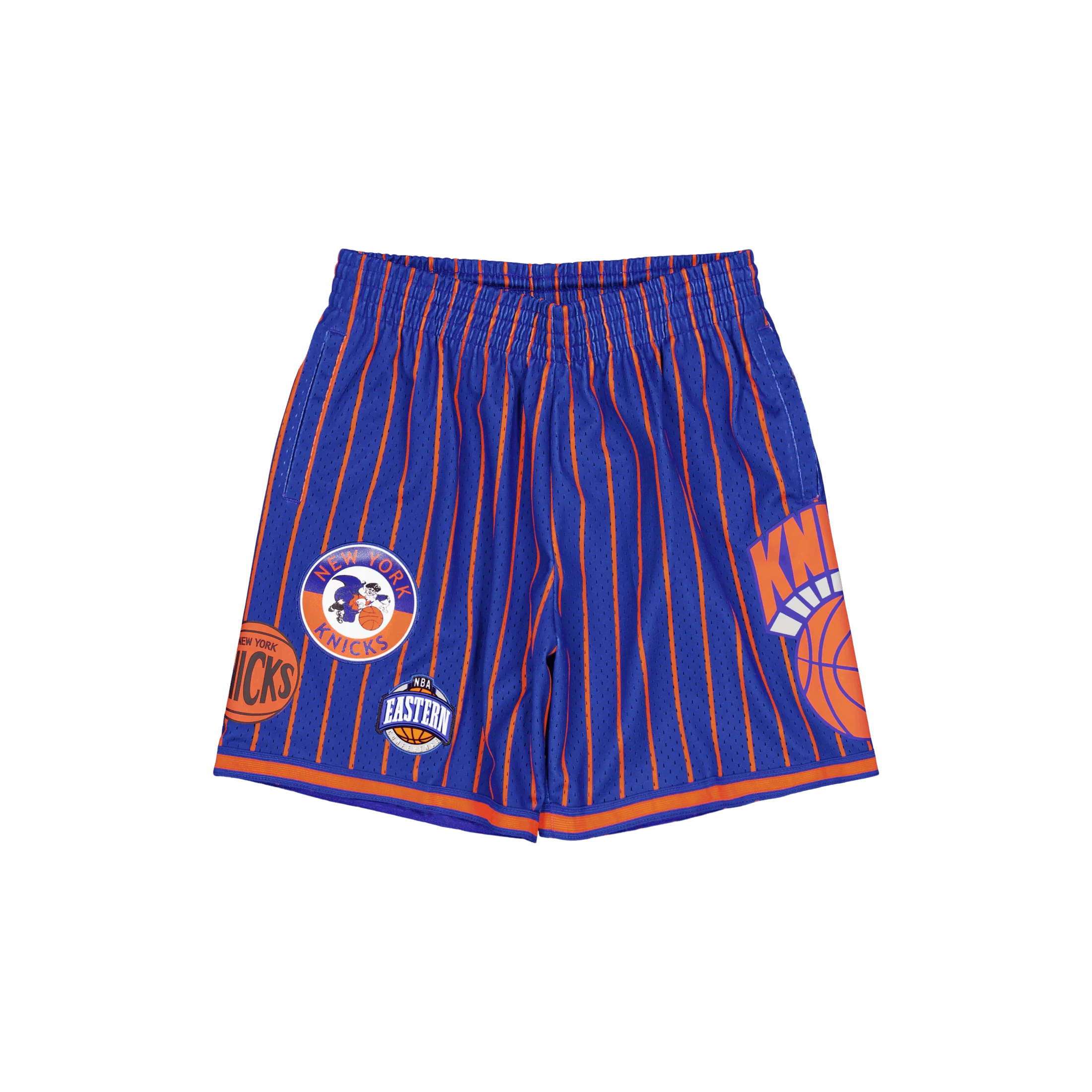 M&n City Collection Mesh Short Royal/orange