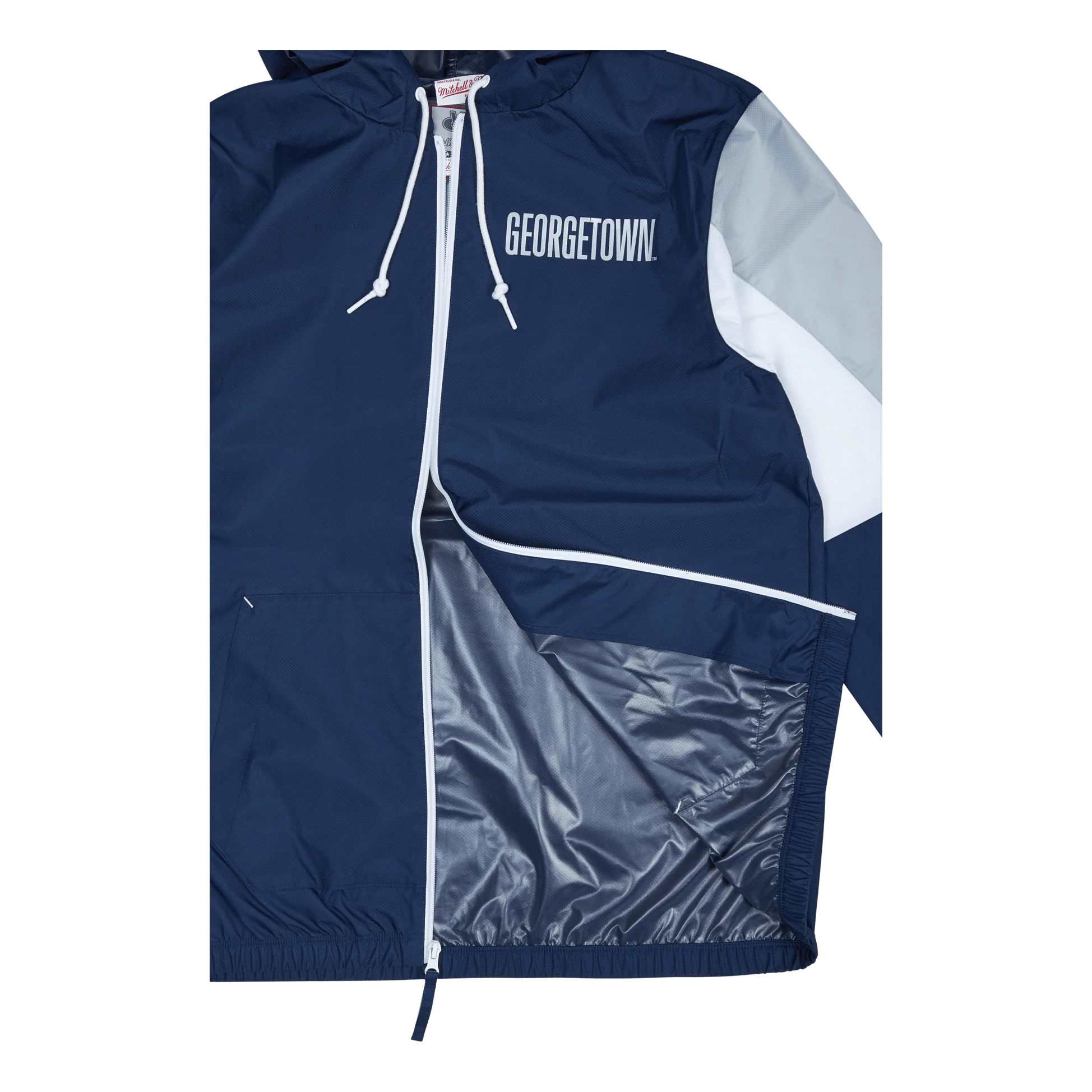 Hoyas Throw It Back Full Zip Windbreak - Image 5
