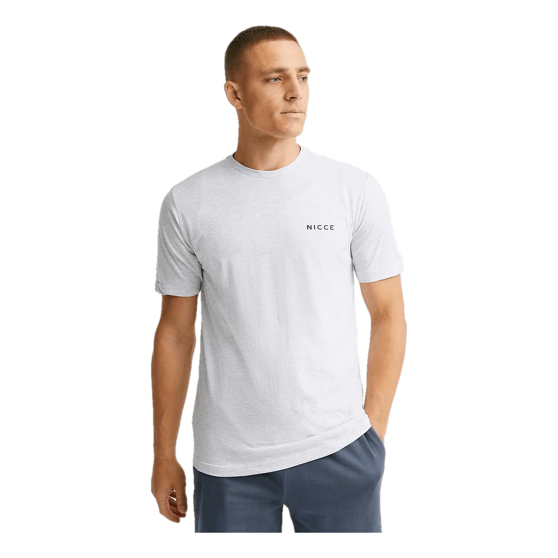 Chest Logo T-shirt  Marl - Image 4