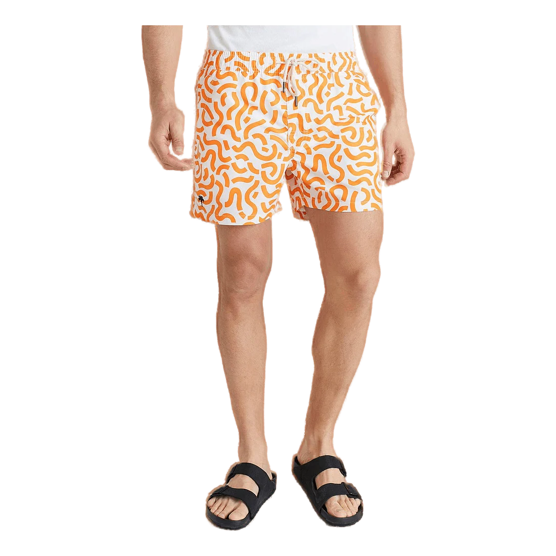 Flamingo Swim Shorts Doodle