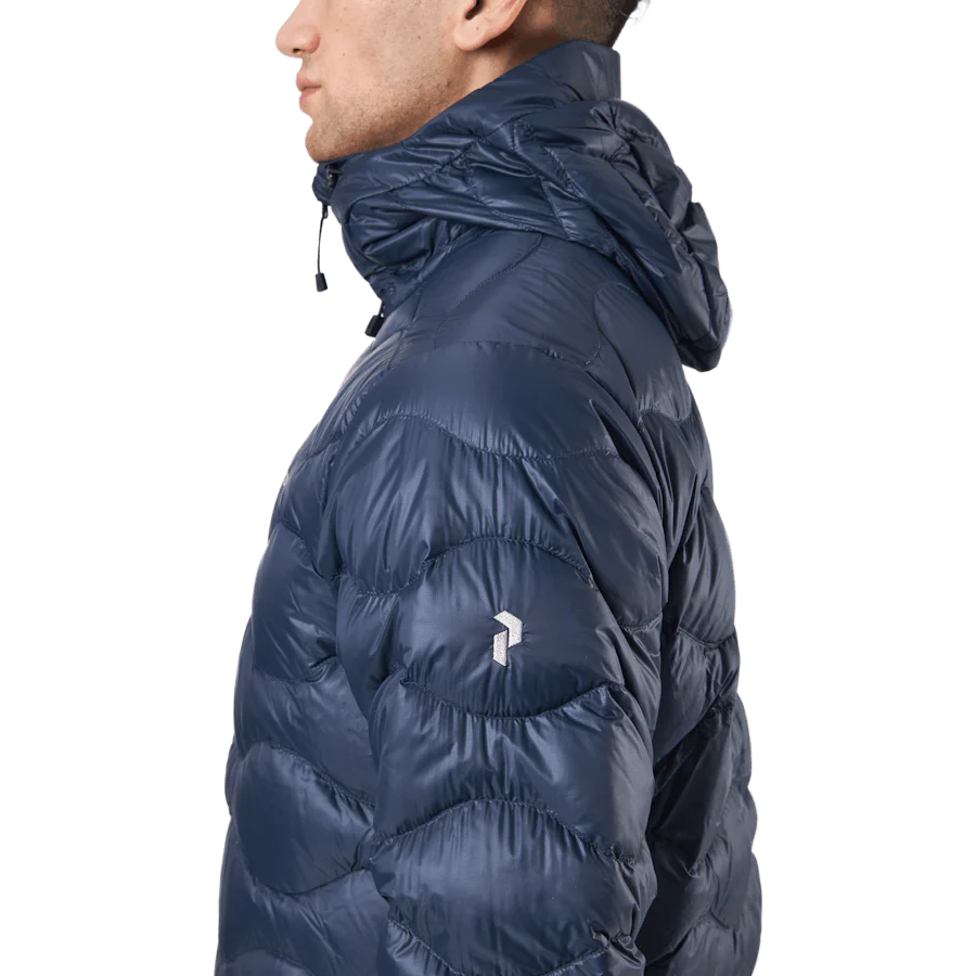 M Helium Down Hood Jacket Blue Shadow - Image 5