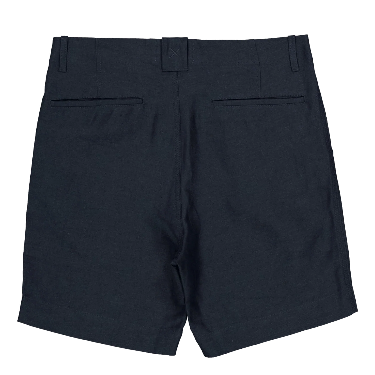 Grange Linen Shorts Navy - Image 3