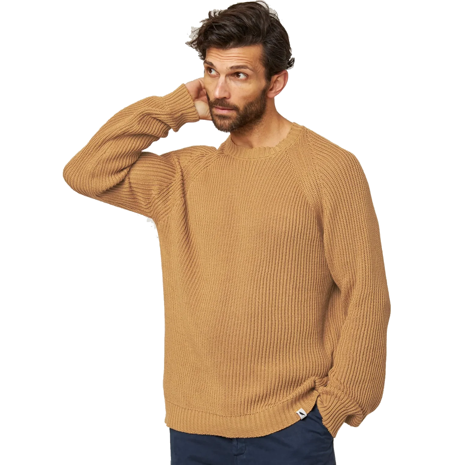 Harry Cotton Jumper Sand