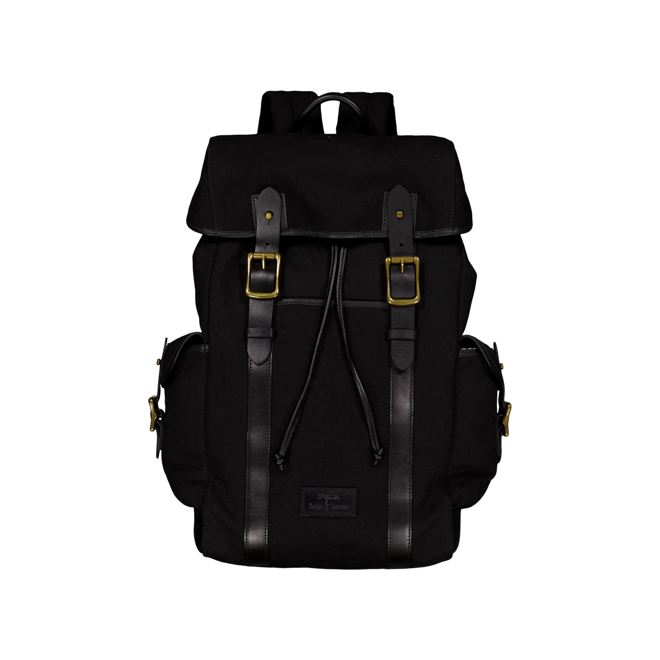 Polo Ralph Lauren Canvas / Leather Flap Backpack