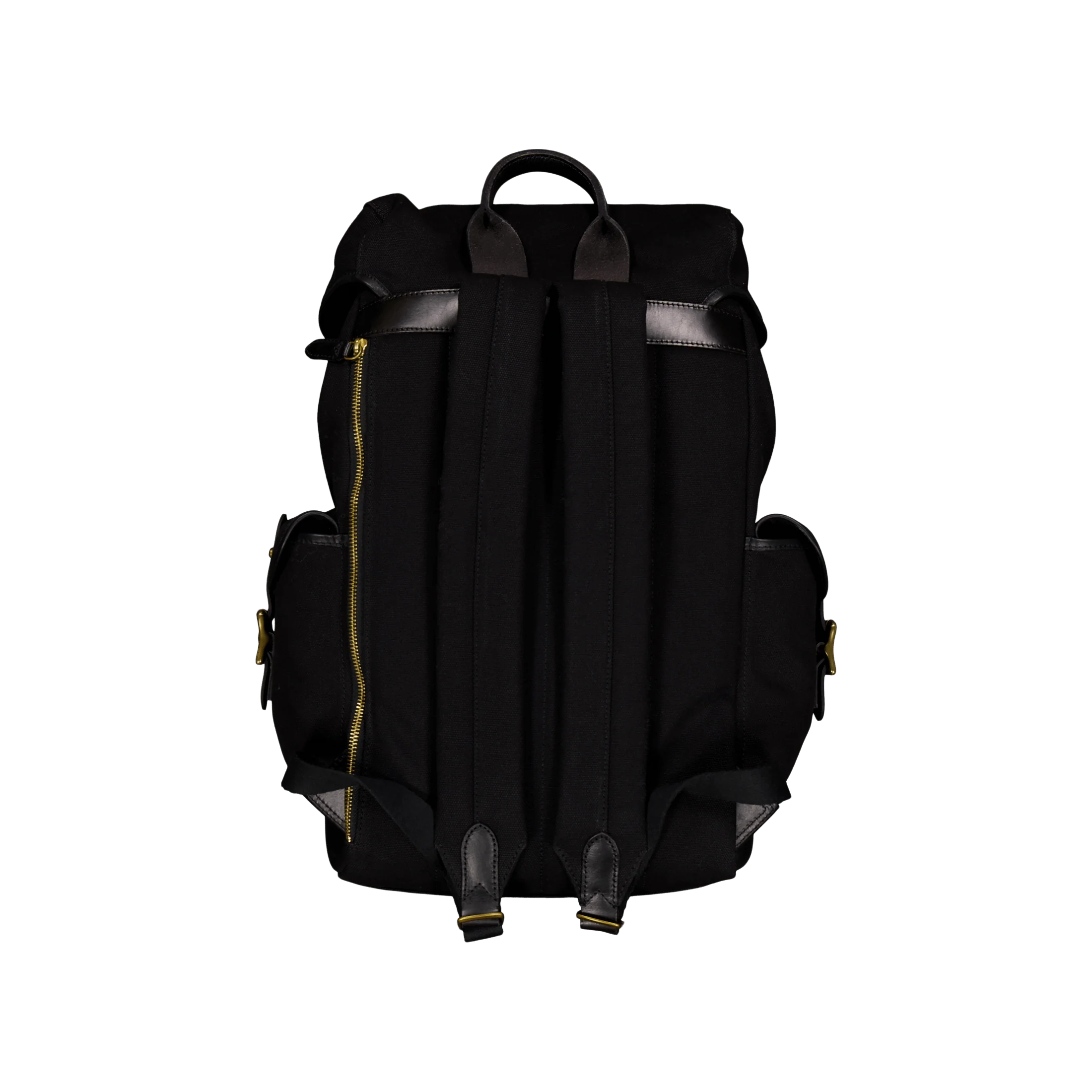 Polo Ralph Lauren Canvas / Leather Flap Backpack - Image 2