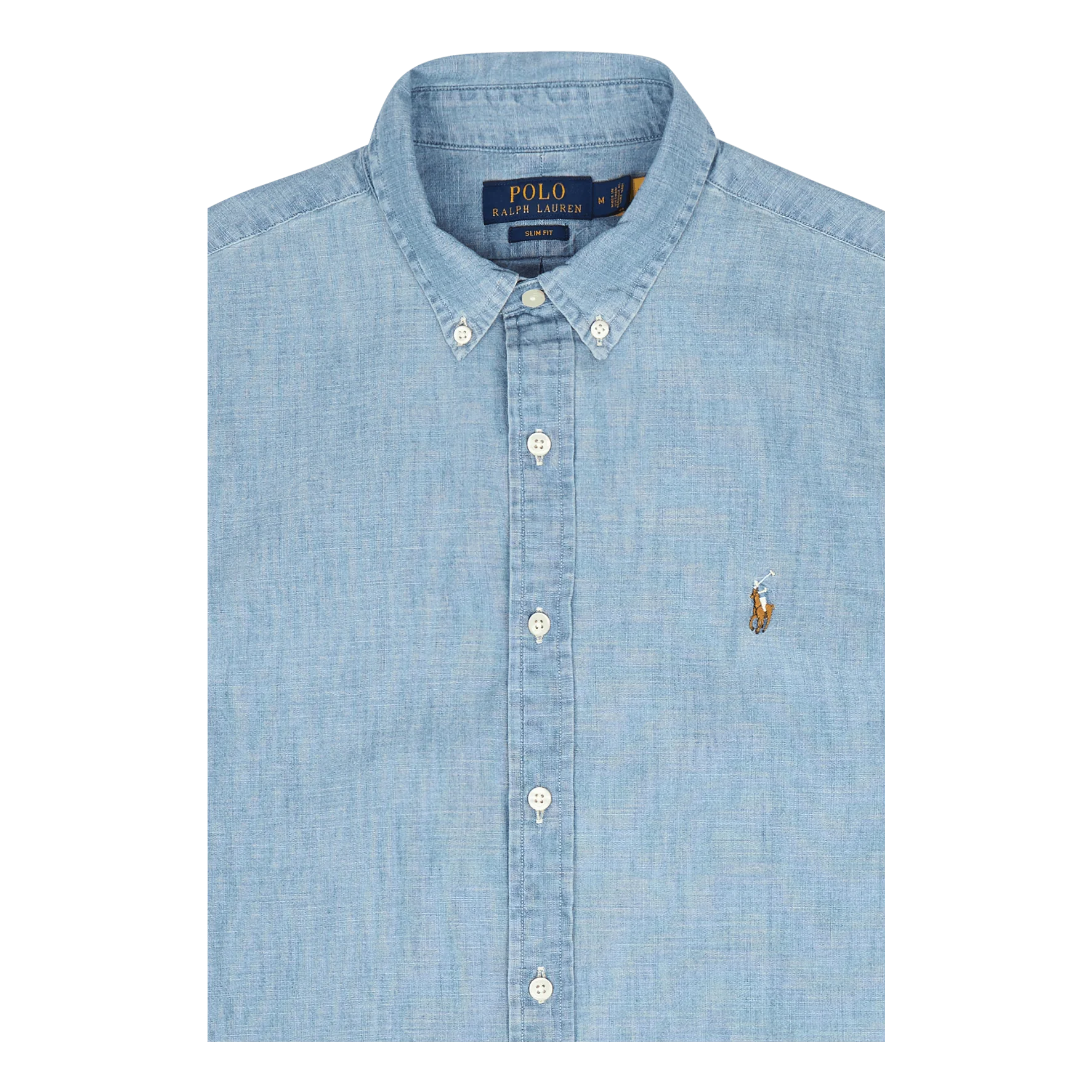 Polo Ralph Lauren Chambray Long Sleeve Shirt 001 Chambray - Image 3