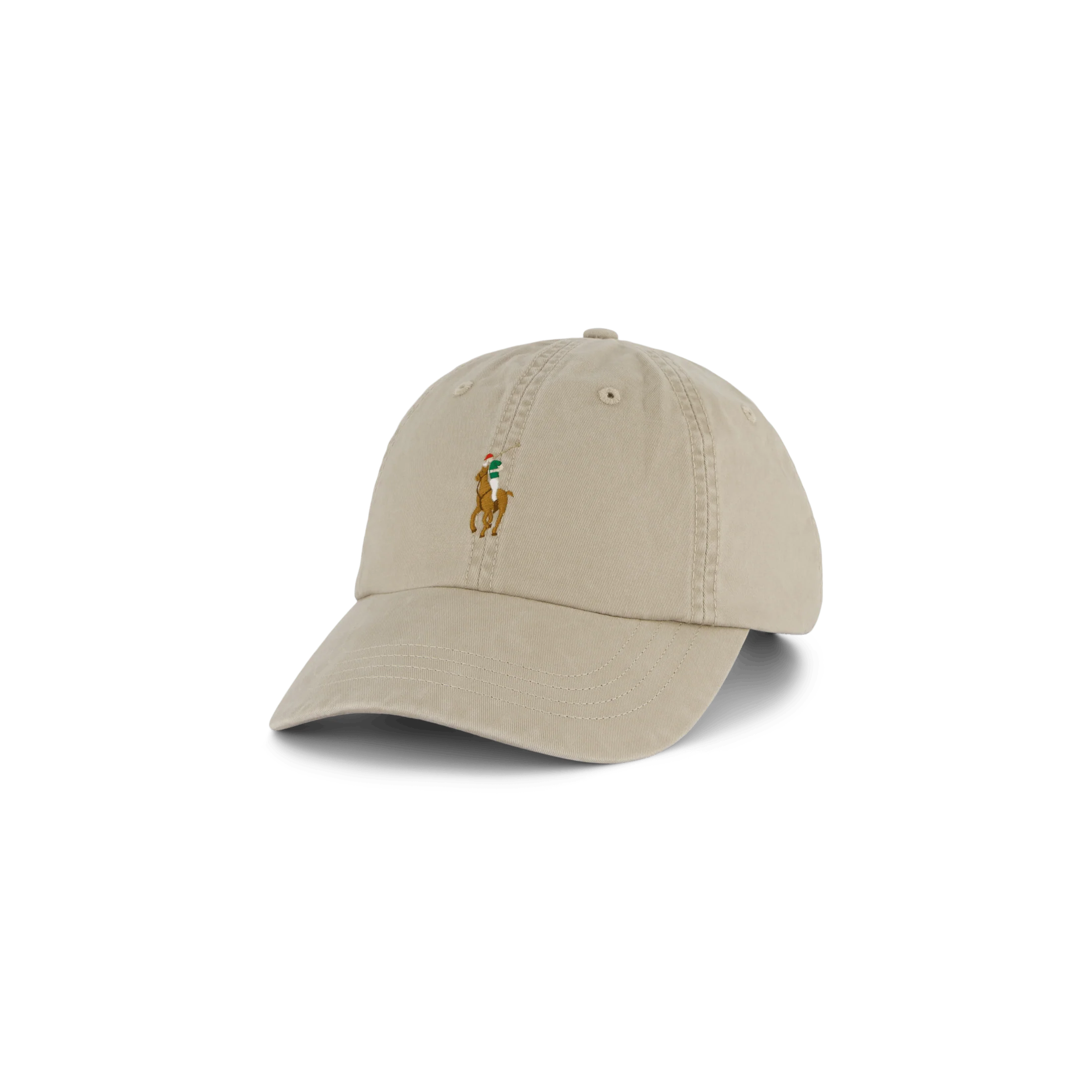 Stretch-Cotton Twill Ball Cap Khaki Tan
