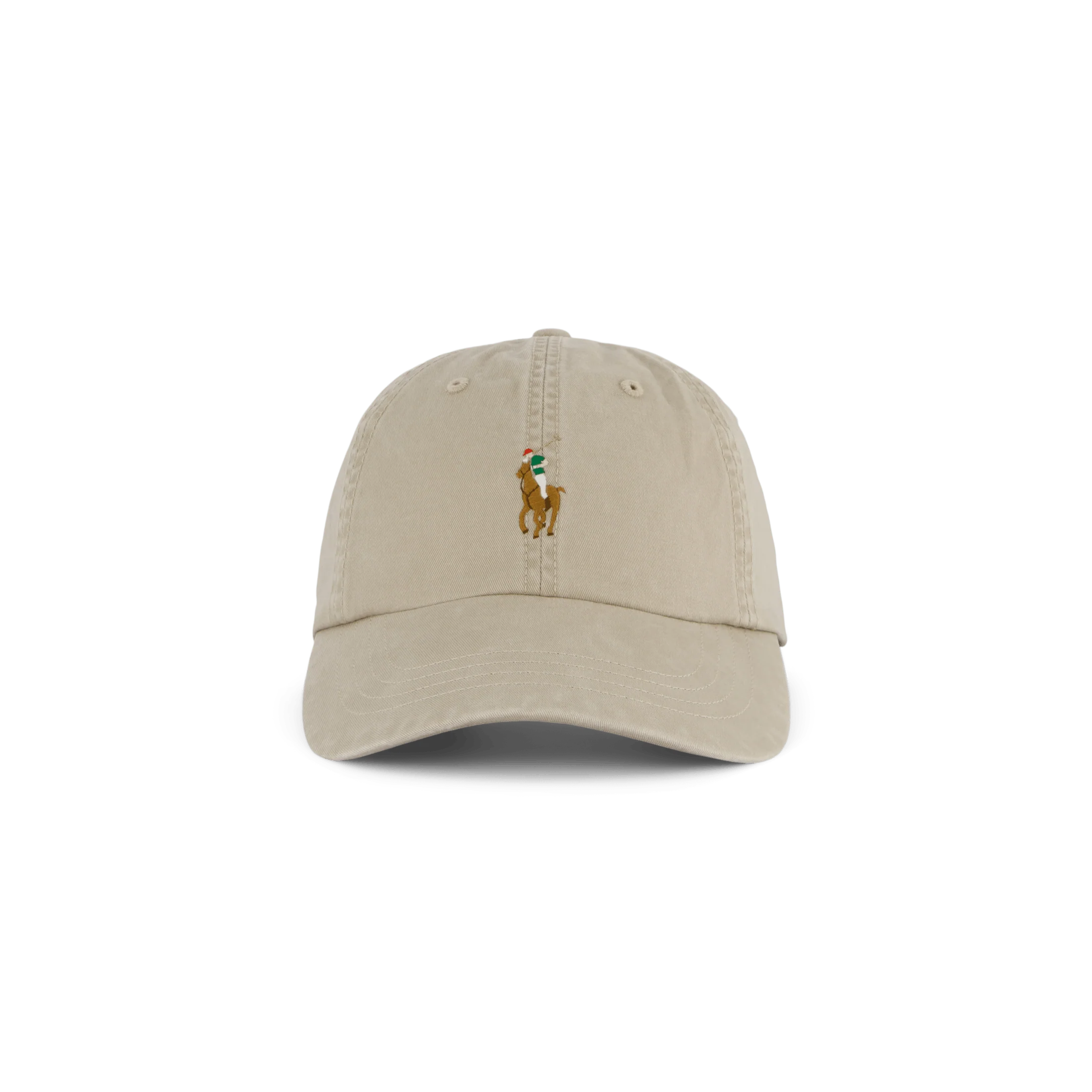 Stretch-Cotton Twill Ball Cap Khaki Tan - Image 5