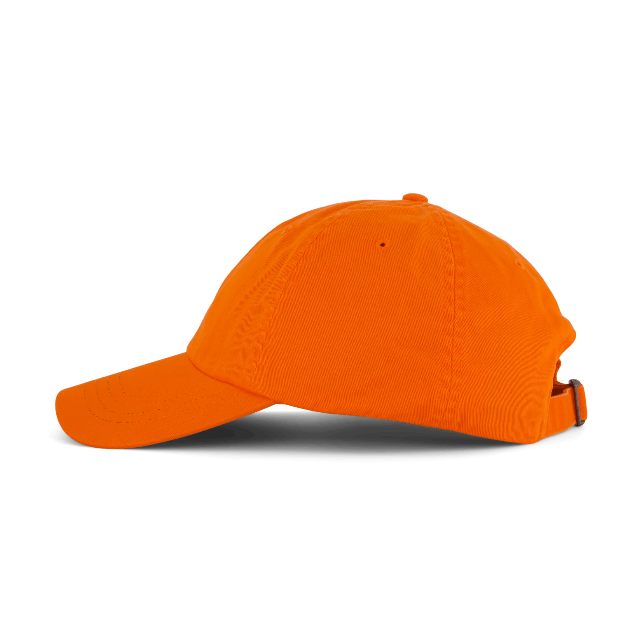 Cotton Chino Ball Cap Sailing Orange - Image 2