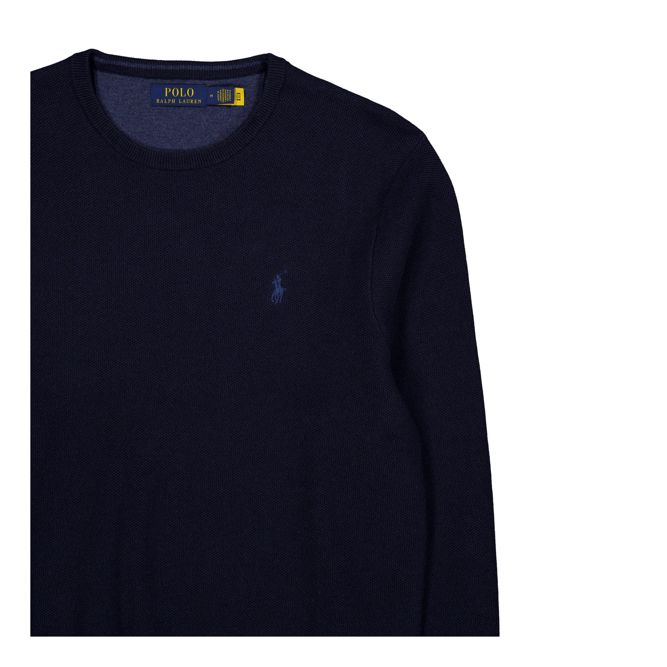 Polo Ralph Lauren Cotton Crew Neck Pullover  Htr - Image 3