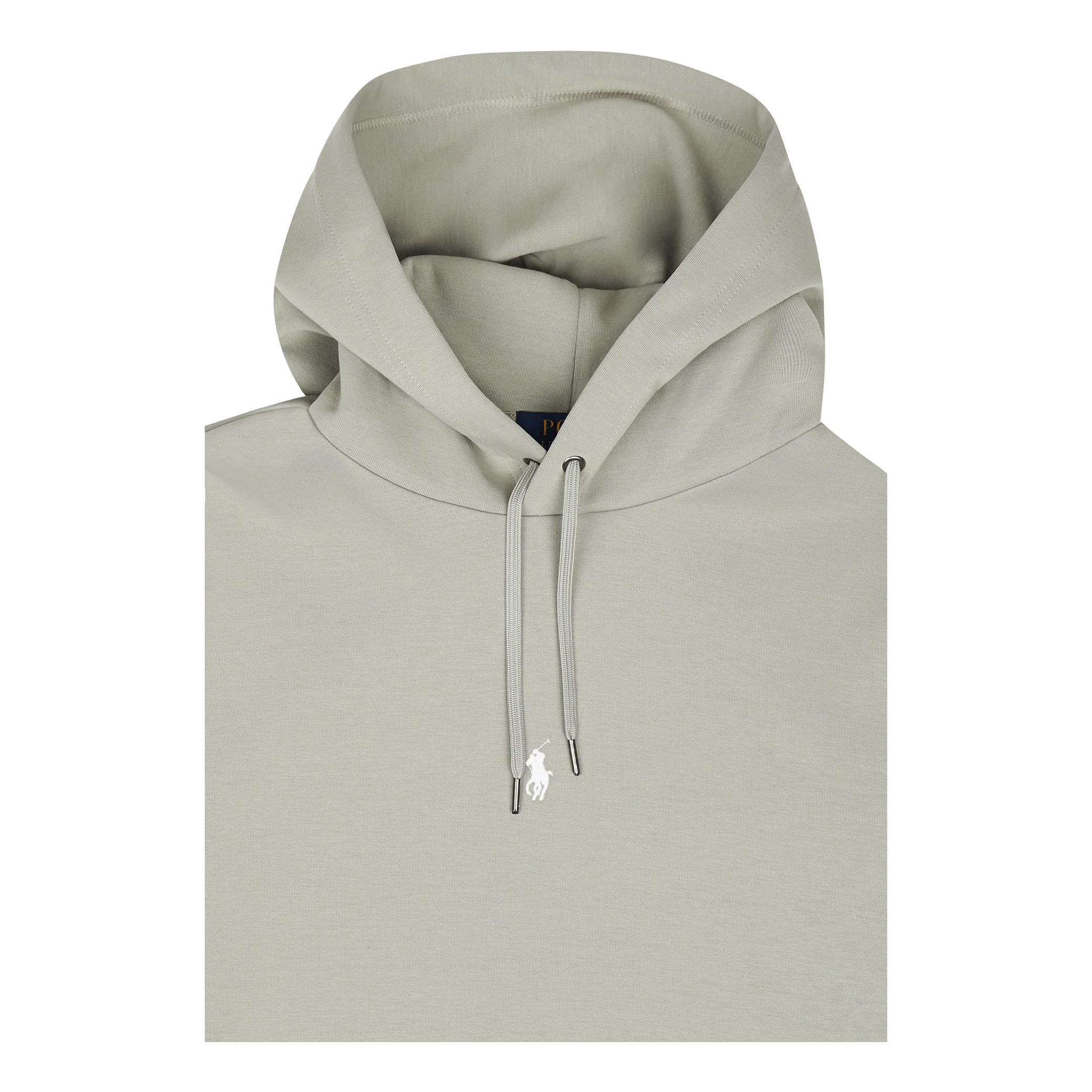 Polo Ralph Lauren Double Knit Hoodie  Fog - Image 3