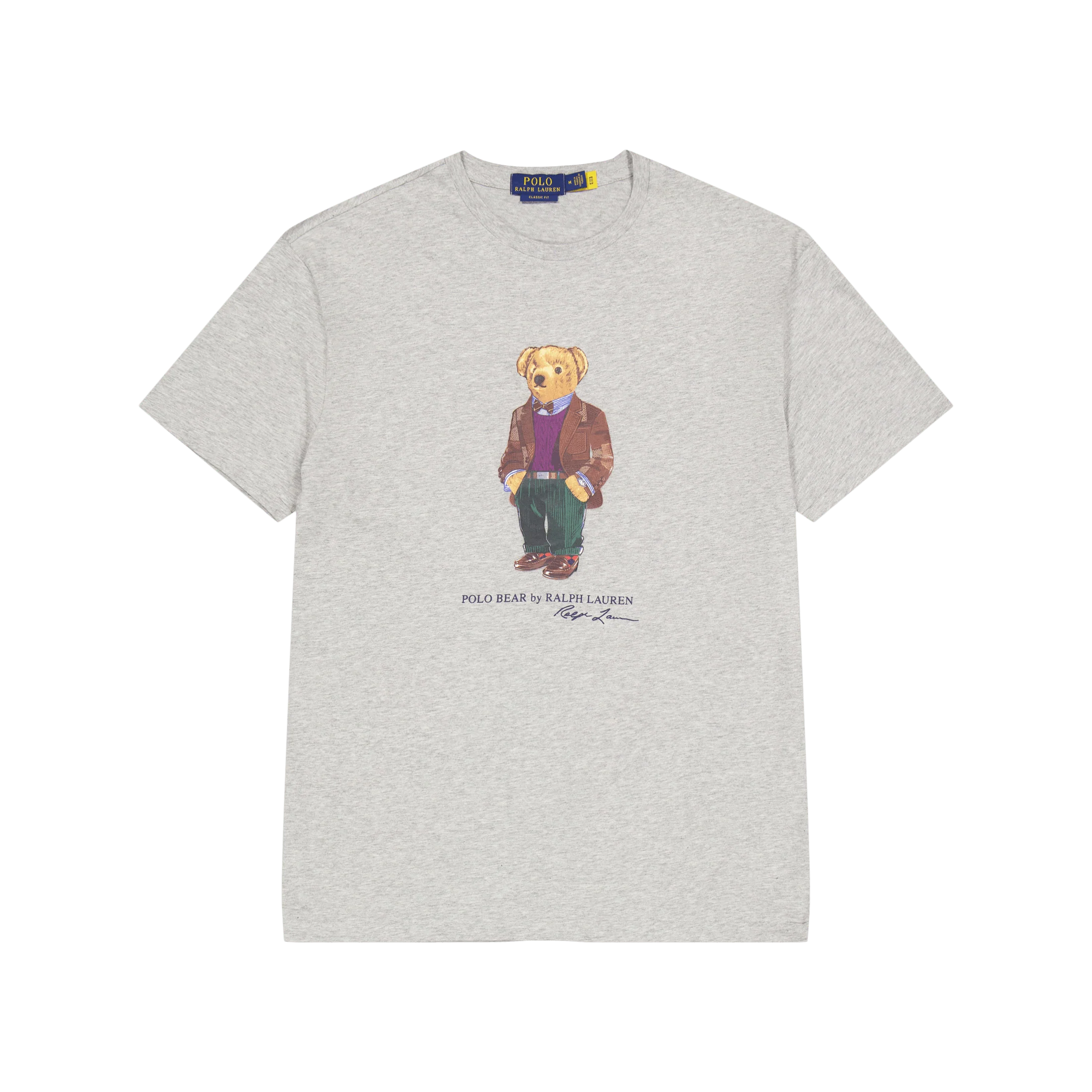 Polo Ralph Lauren Graphic T-shirt 025 Fa23 Andover Hthr Hrtg Bea