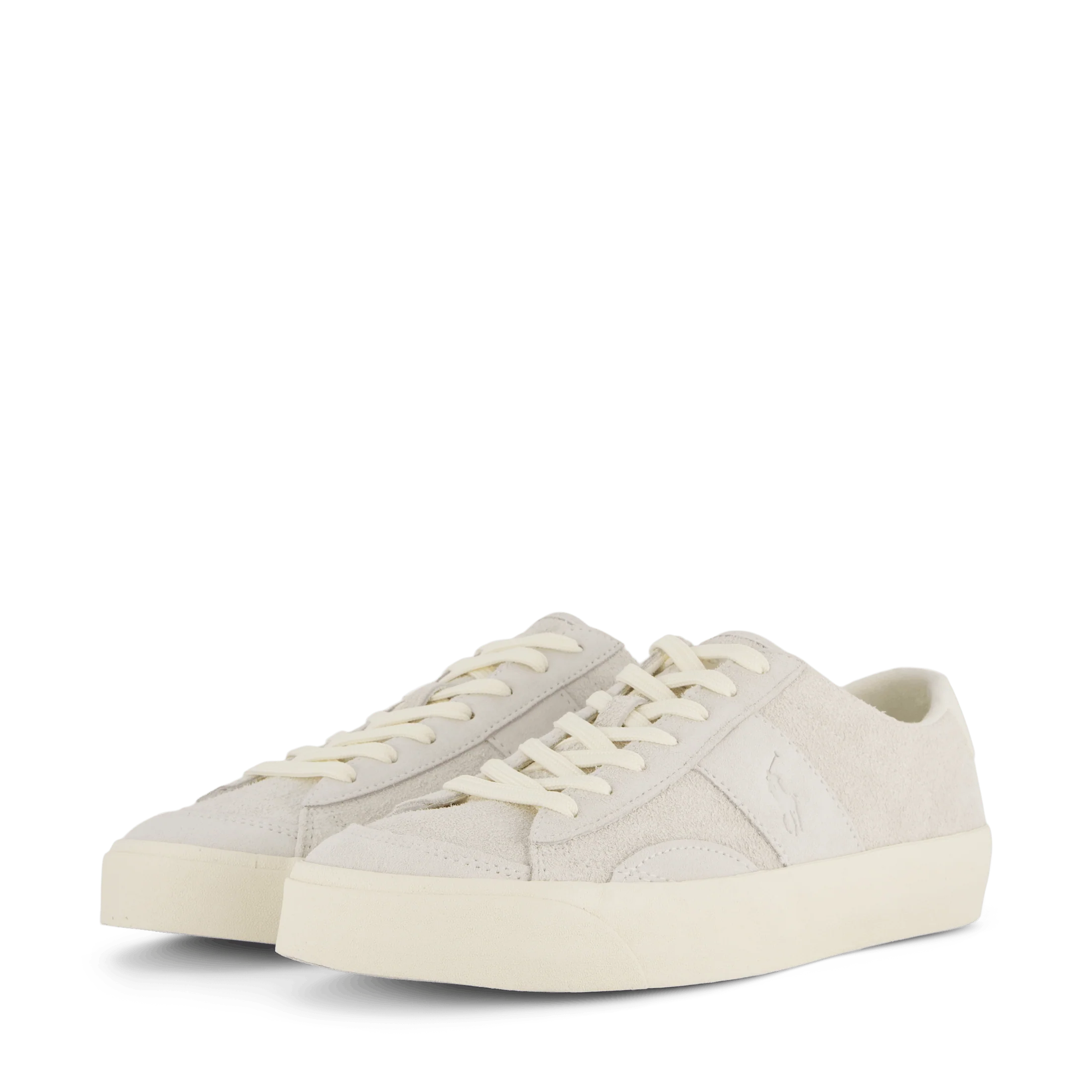 Polo Ralph Lauren Hairy Suede-sayer Sport-sk-ltl Bianco - Image 5