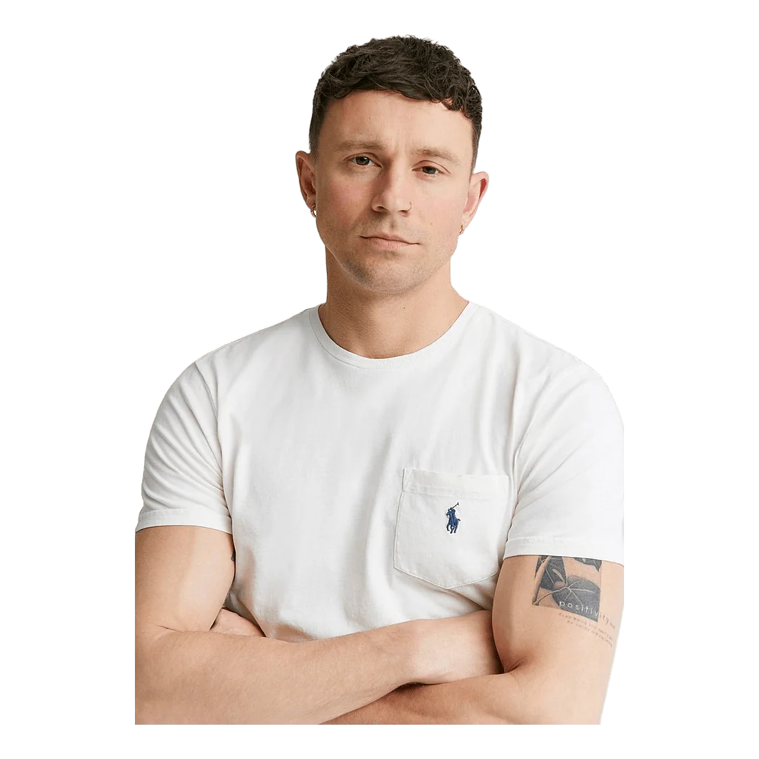 Polo Ralph Lauren Custom Slim Cotton-Linen Pocket T-Shirt