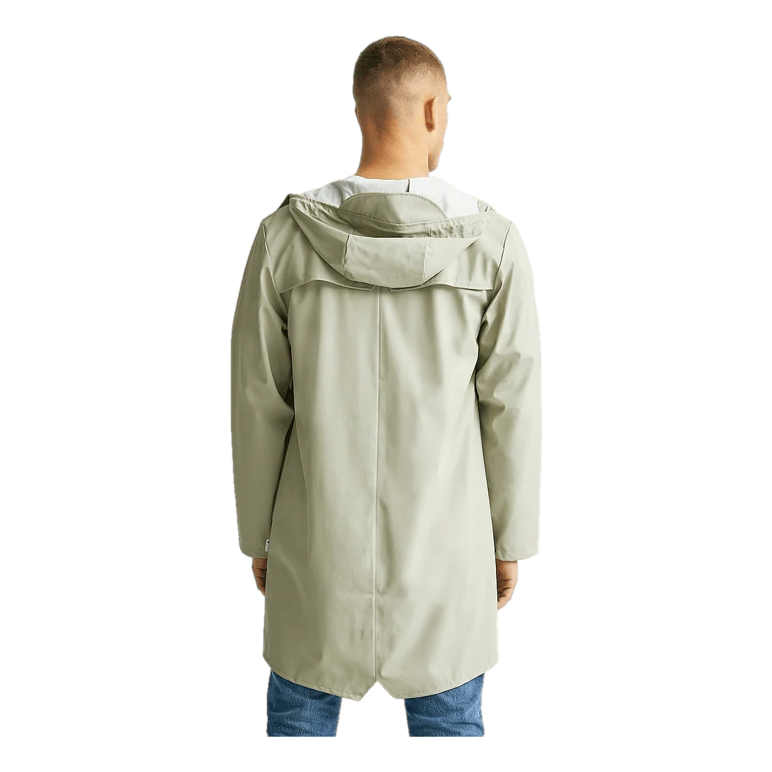 Rains Long Jacket 80 Cement - Image 2