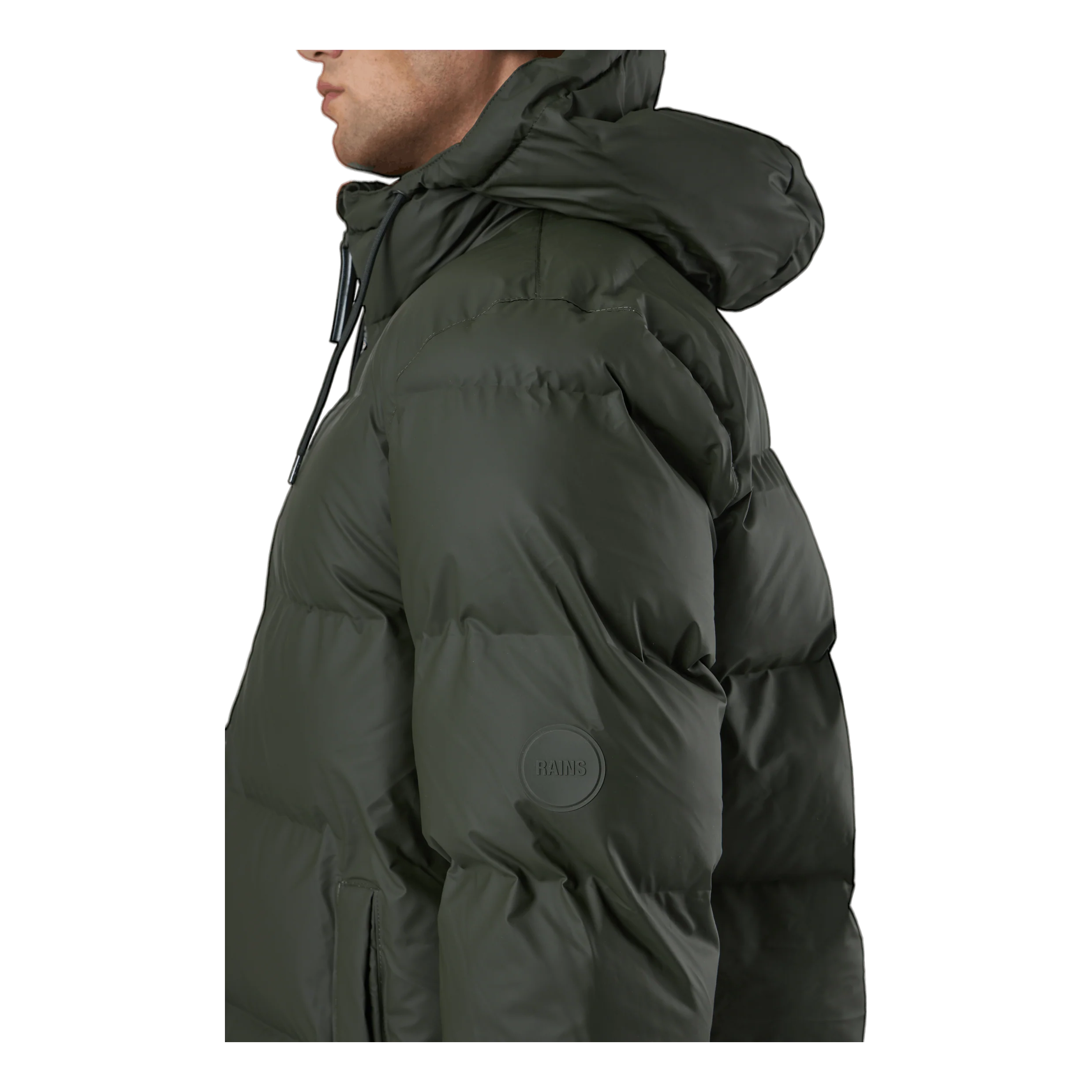 Rains Long Puffer Jacket - Image 6