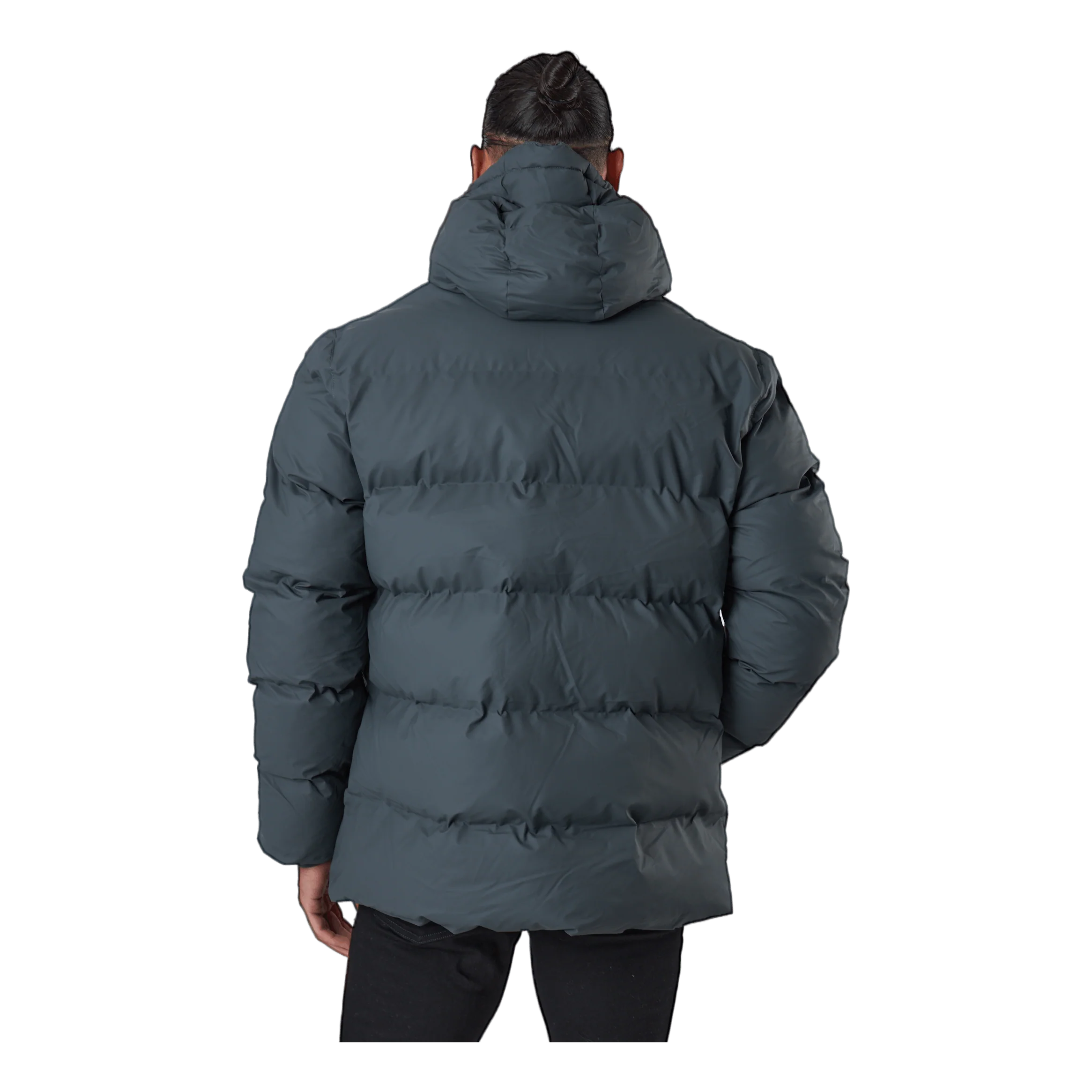 Rains Puffer Jacket Slate - Image 3