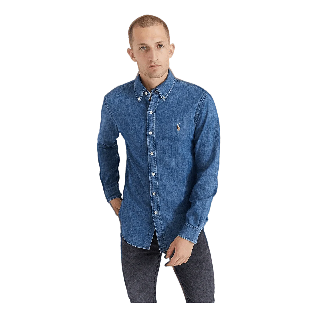 Polo Ralph Lauren Slim Fit Denim Shirt - Image 4