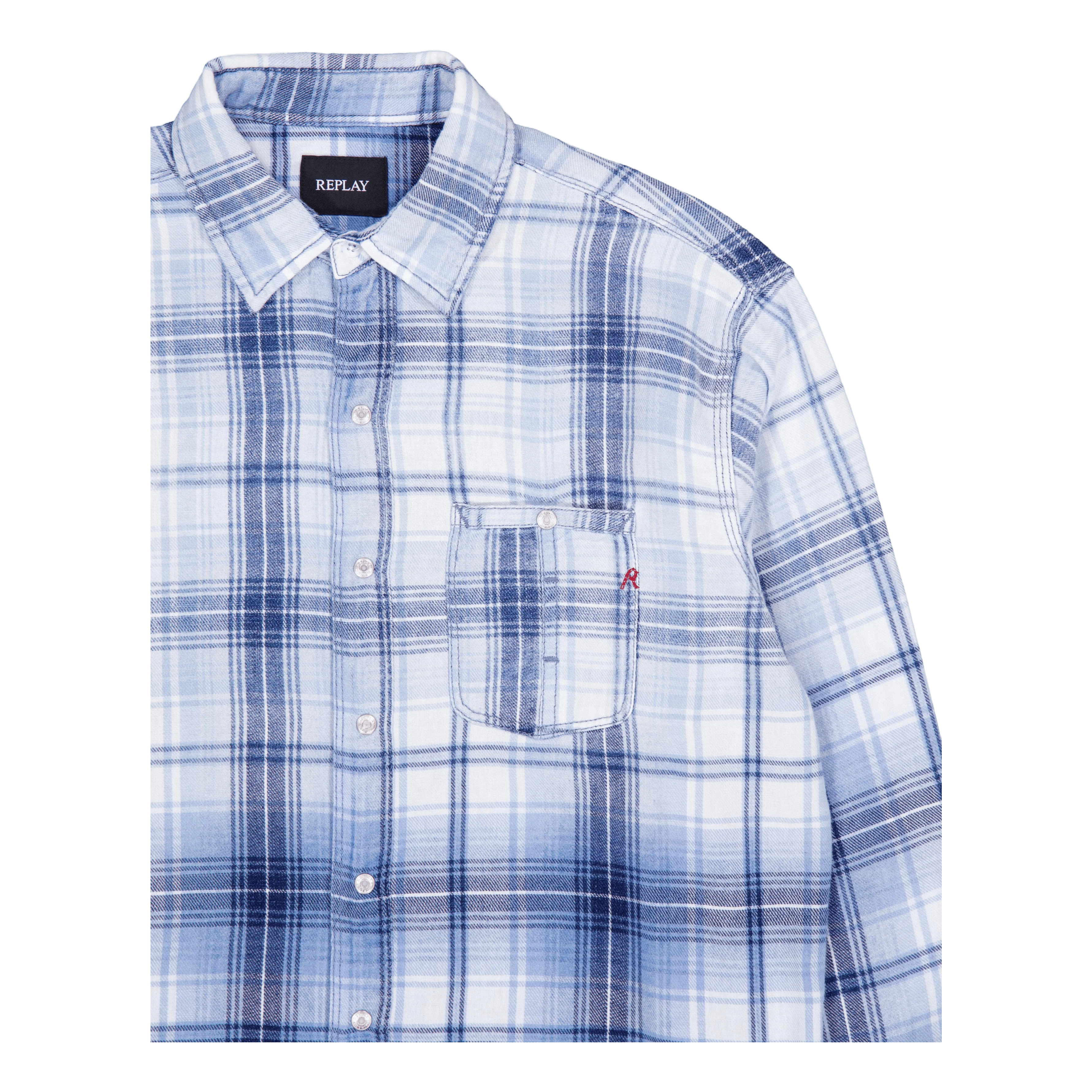 Checked Shirt 010 Dk - Image 3