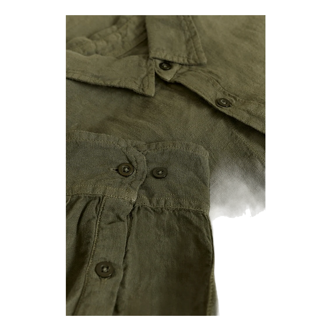 Studio Total Studio Total Classic Linen Shirt Army