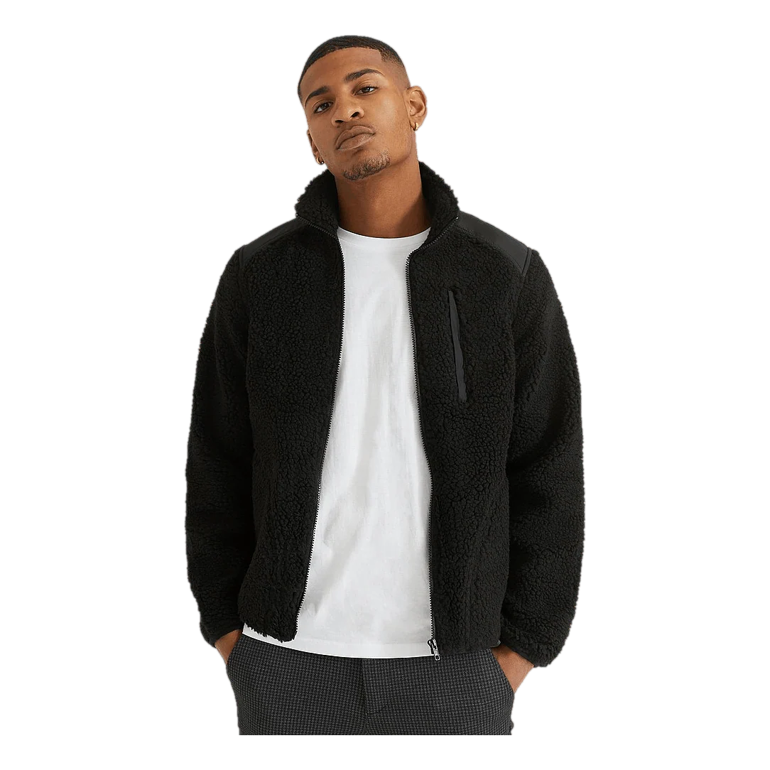 Studio Total Studio Total Contrast Pile Jacket - Image 6