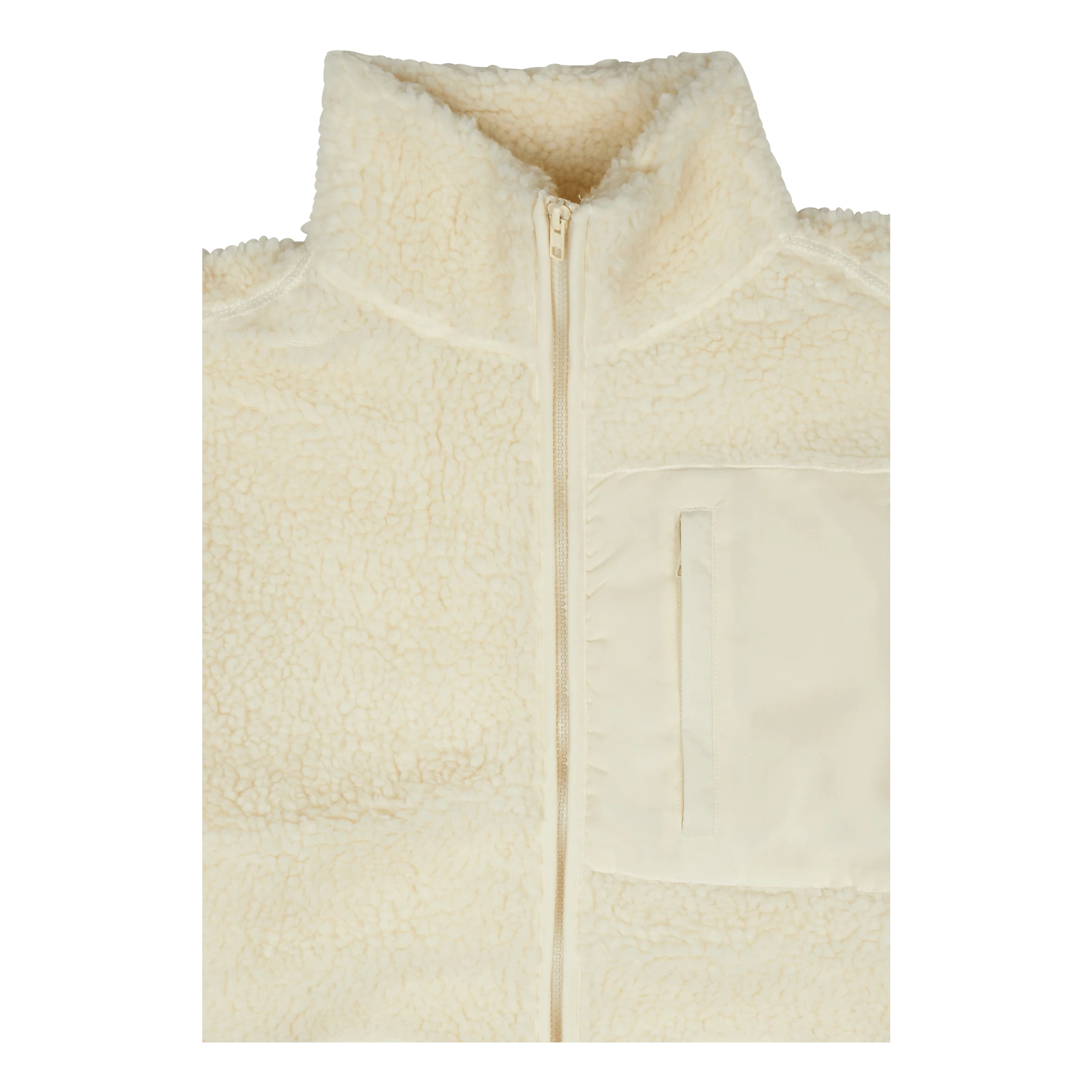 Studio Total Contrast Pile Jacket - Image 3