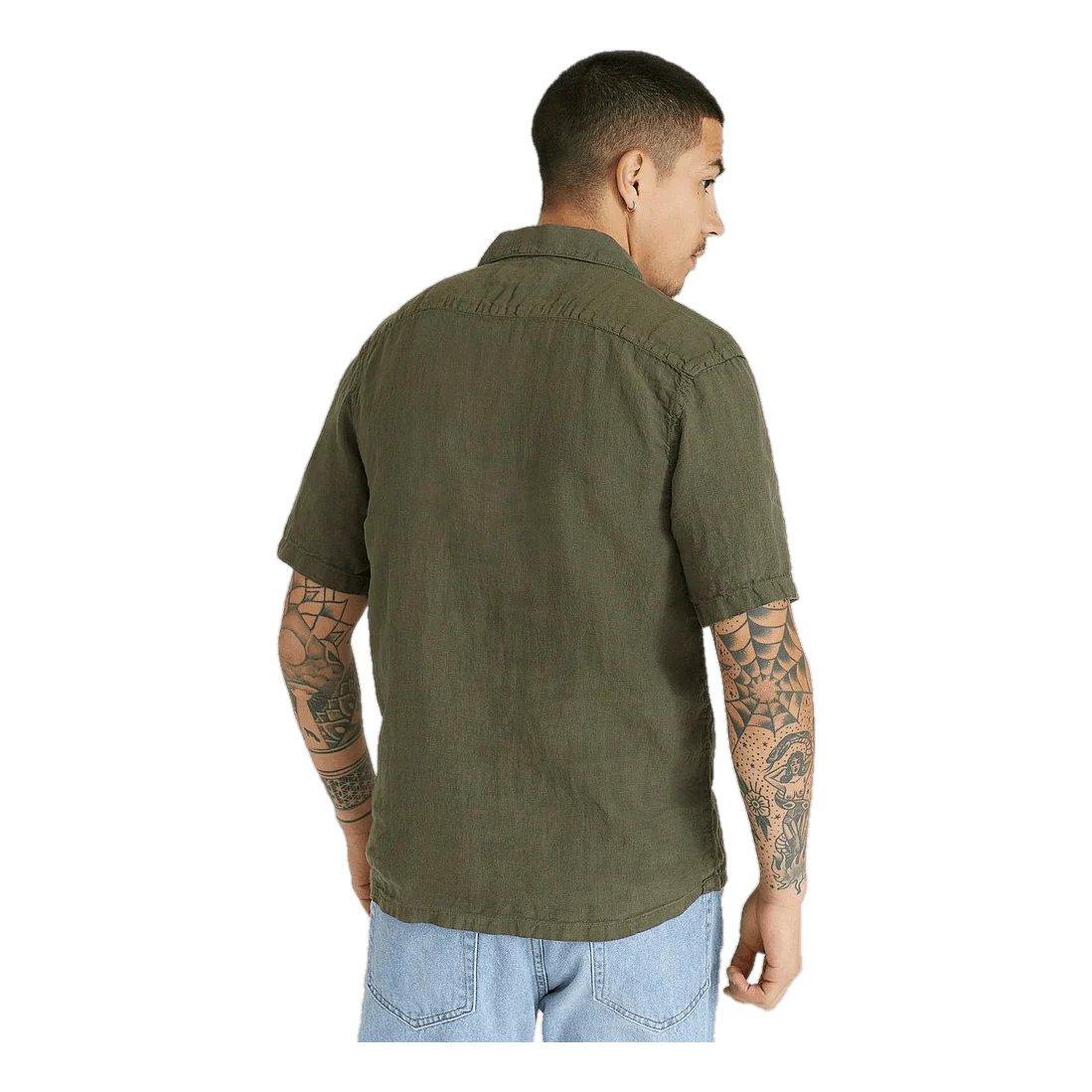 Studio Total Studio Total Linen Camp Shirt Army