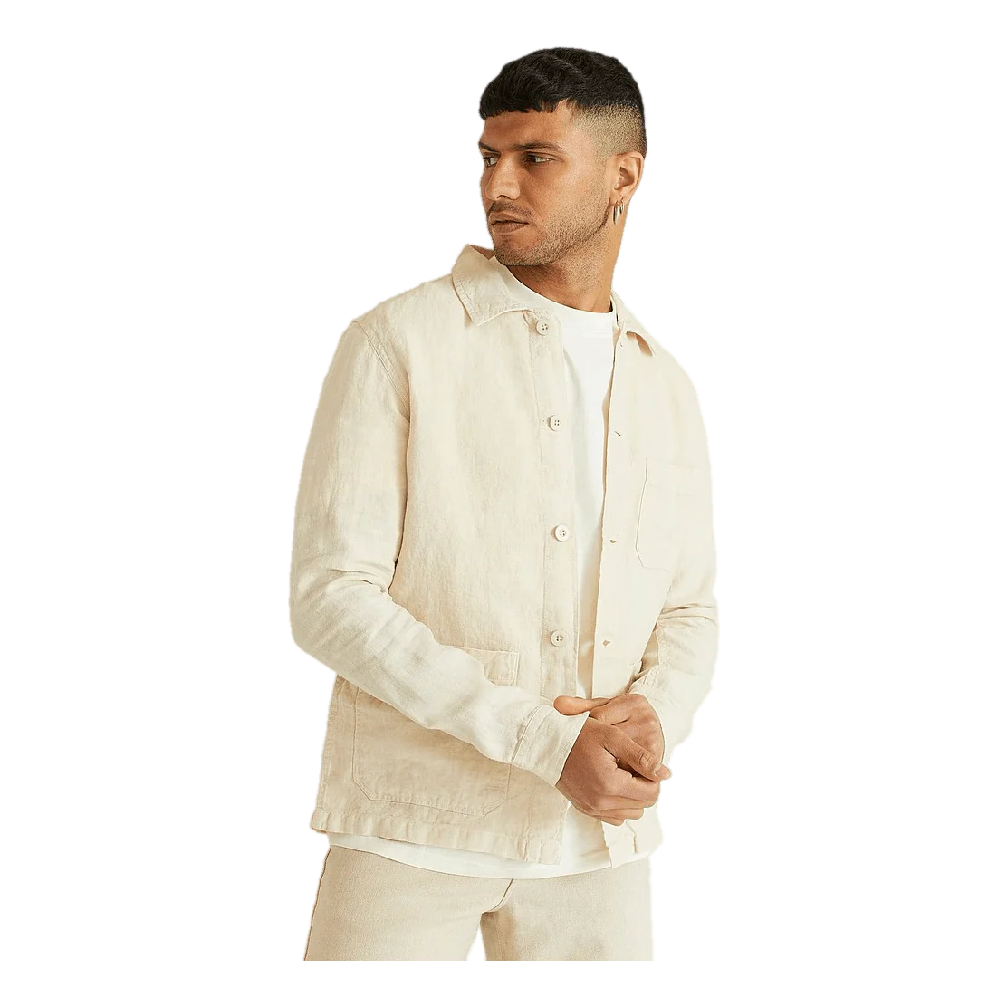 Studio Total Studio Total Linen Overshirt - Image 5