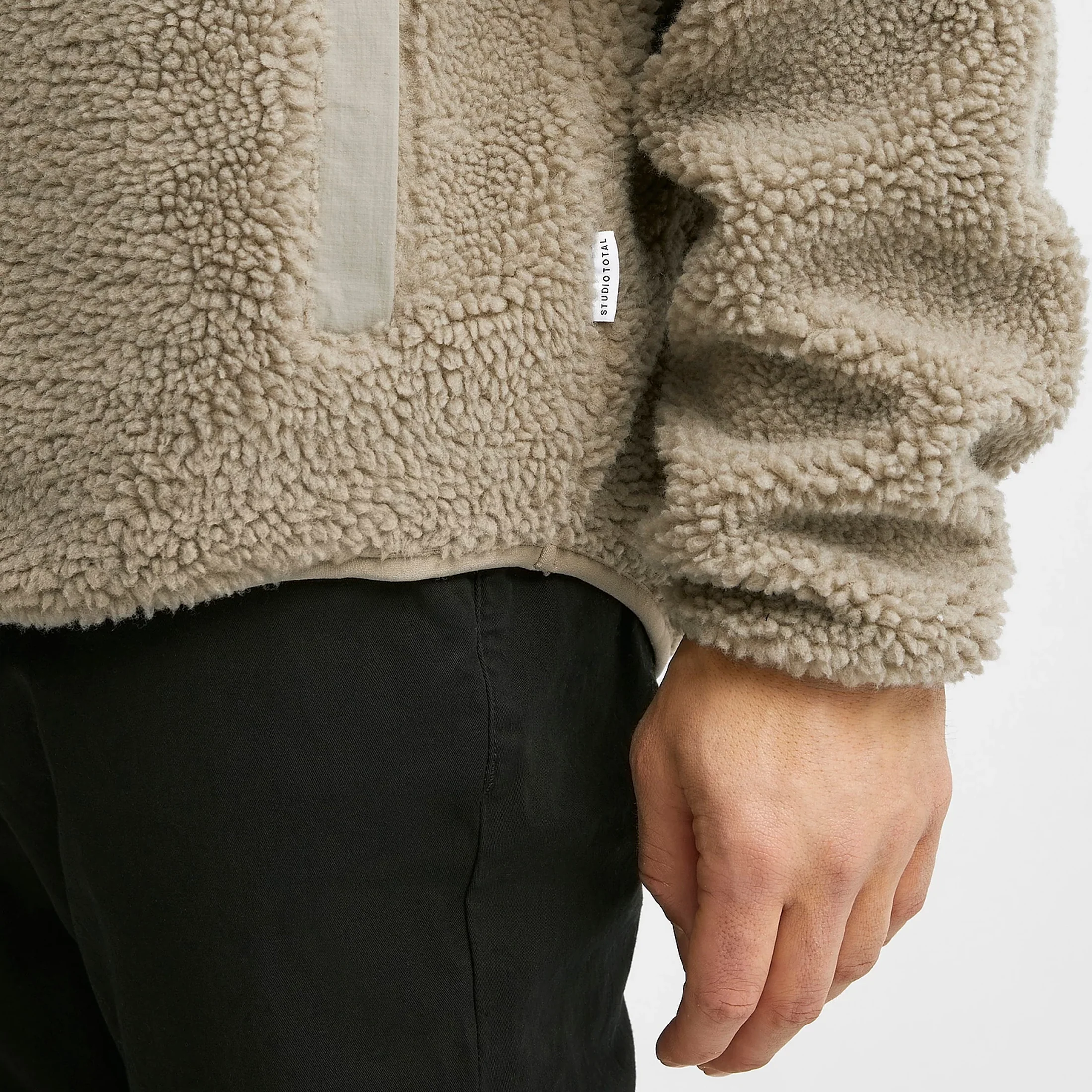 Studio Total Pile 1/2 Zip Hoodie - Image 3